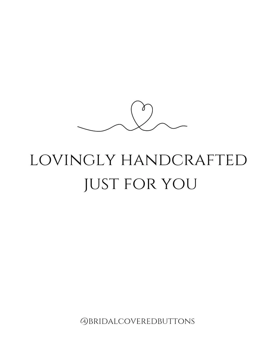 Every bridal piece is made to order &mdash; lovingly handcrafted just for you. ✨

We don&rsquo;t keep stock on shelves, and you won&rsquo;t find bridal garments languishing in boxes. Why? Because delicate bridal fabrics deserve more care than that. S