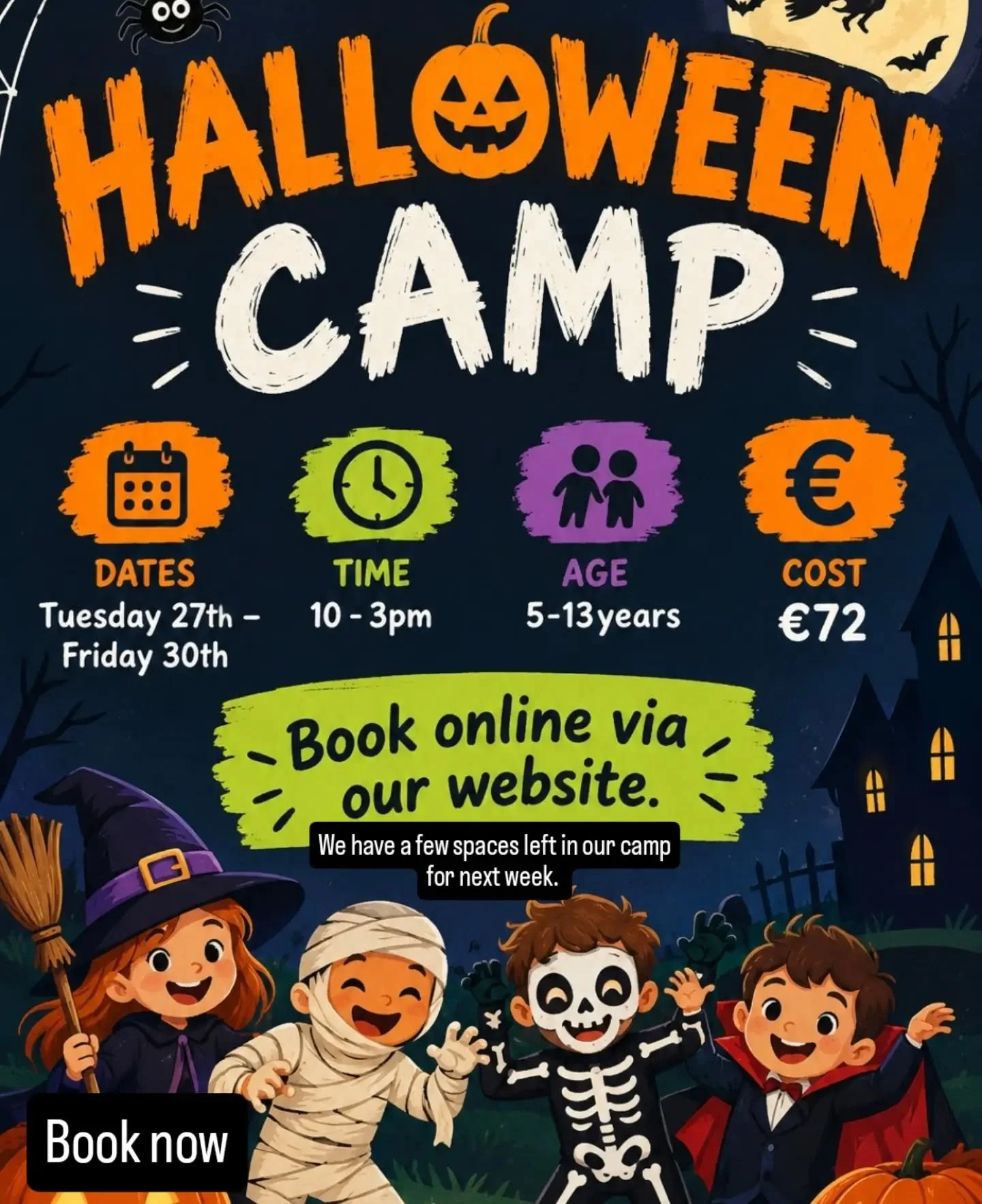 We have a few spaces left in our camp next week at the Sports Park.

Book online now via our website:
https://portal.sportskey.com/venues/shoreline-sports-park-charlesland/events/C12KN7