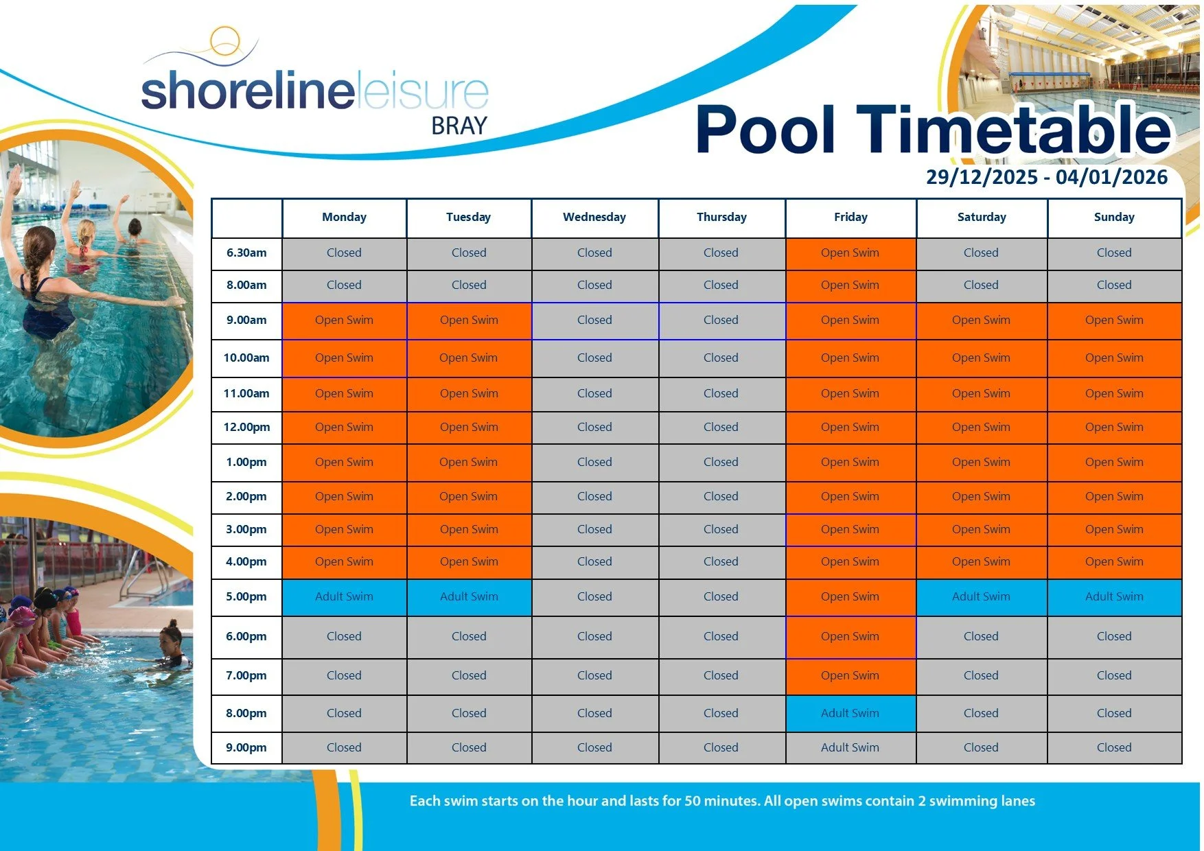 29th December - 4th January 2026