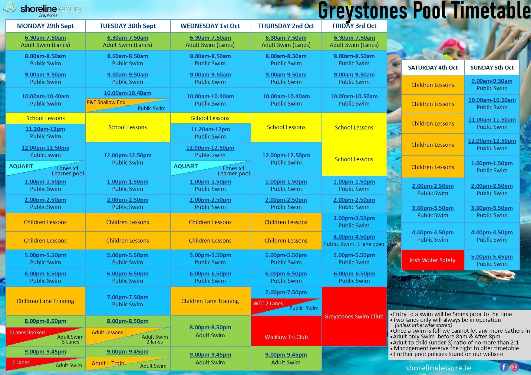 Greystones Swimming Pool — Shoreline Leisure