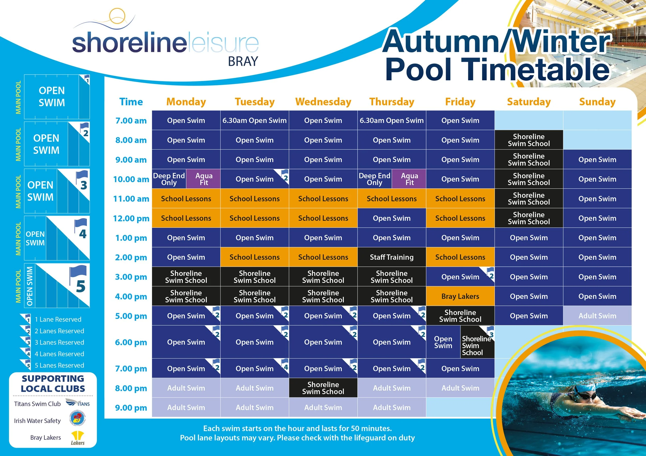 Autumn & Winter Timetable 2026