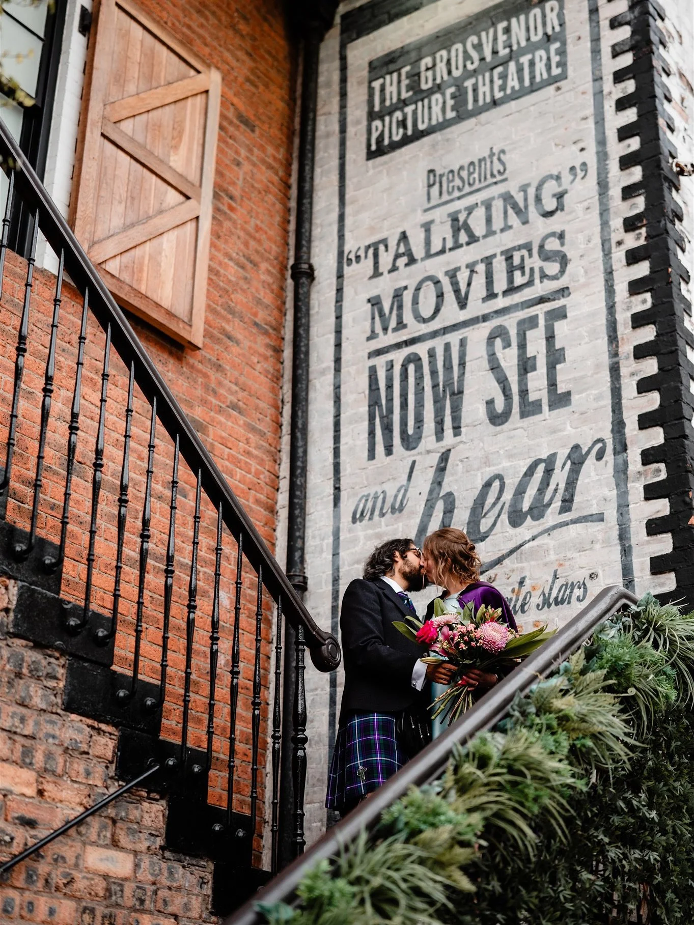 Can&rsquo;t believe it&rsquo;s been a year since these smashers tied the knot. Hope you guys had the absolute best anniversary! 

@smokeyblakester @quintero__michel @murray_mcmillan @lucyhadencelebrant 

@grosvenorpicturetheatre

#glasgowwedding #wed