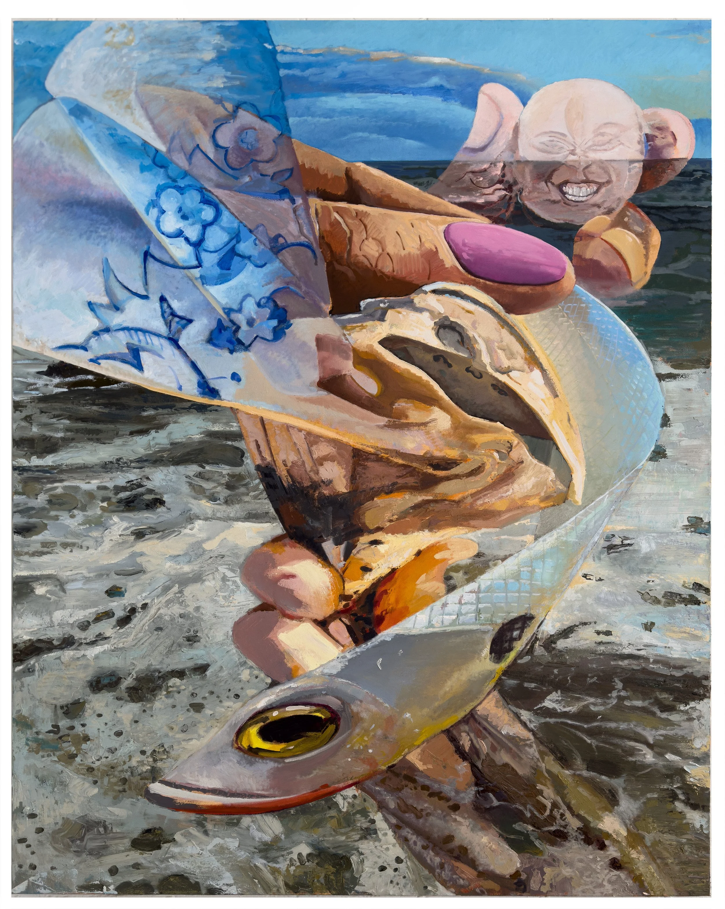 Finder's Keep(Her's), 2025
oil on canvas, 48 x 60 inches