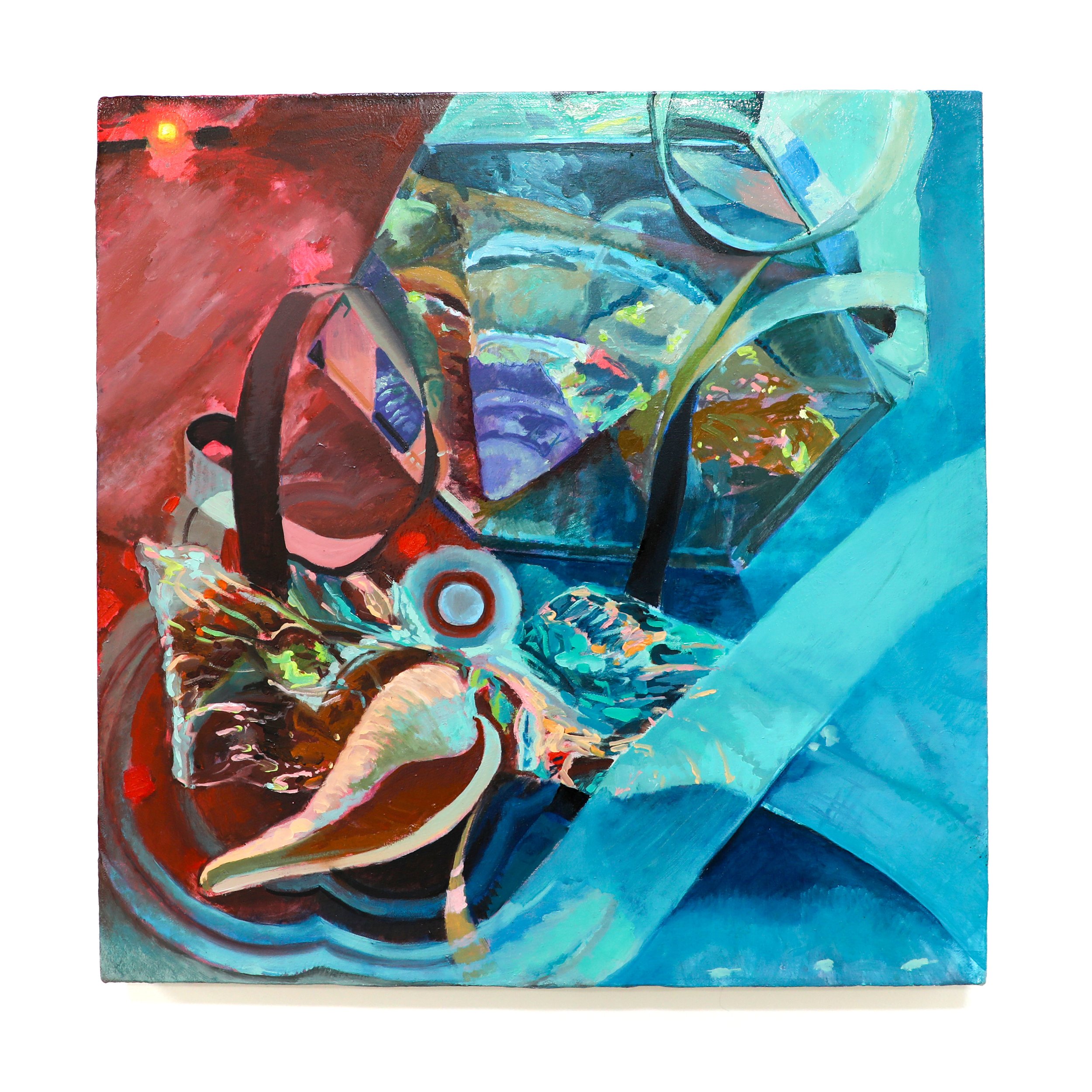 Cone of Futurity, 2026
oil on canvas, 24 x 24 inches