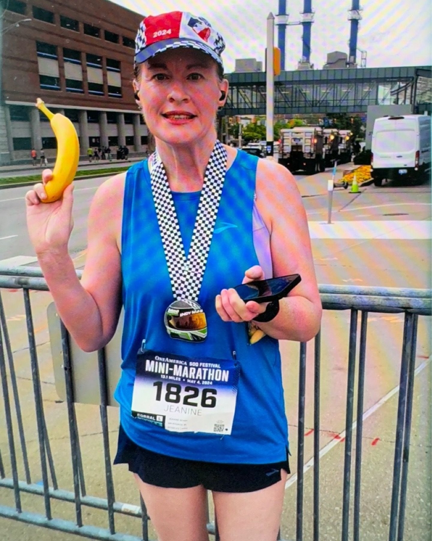 Join me in celebrating Jeanine! 🎉🥳👏🎊

This morning, Jeanine ran the One America Indi Mini Marathon! She absolutely crushed this race and came in 20 minutes faster than she did last year! Best of all, she had no pain and felt great throughout trai