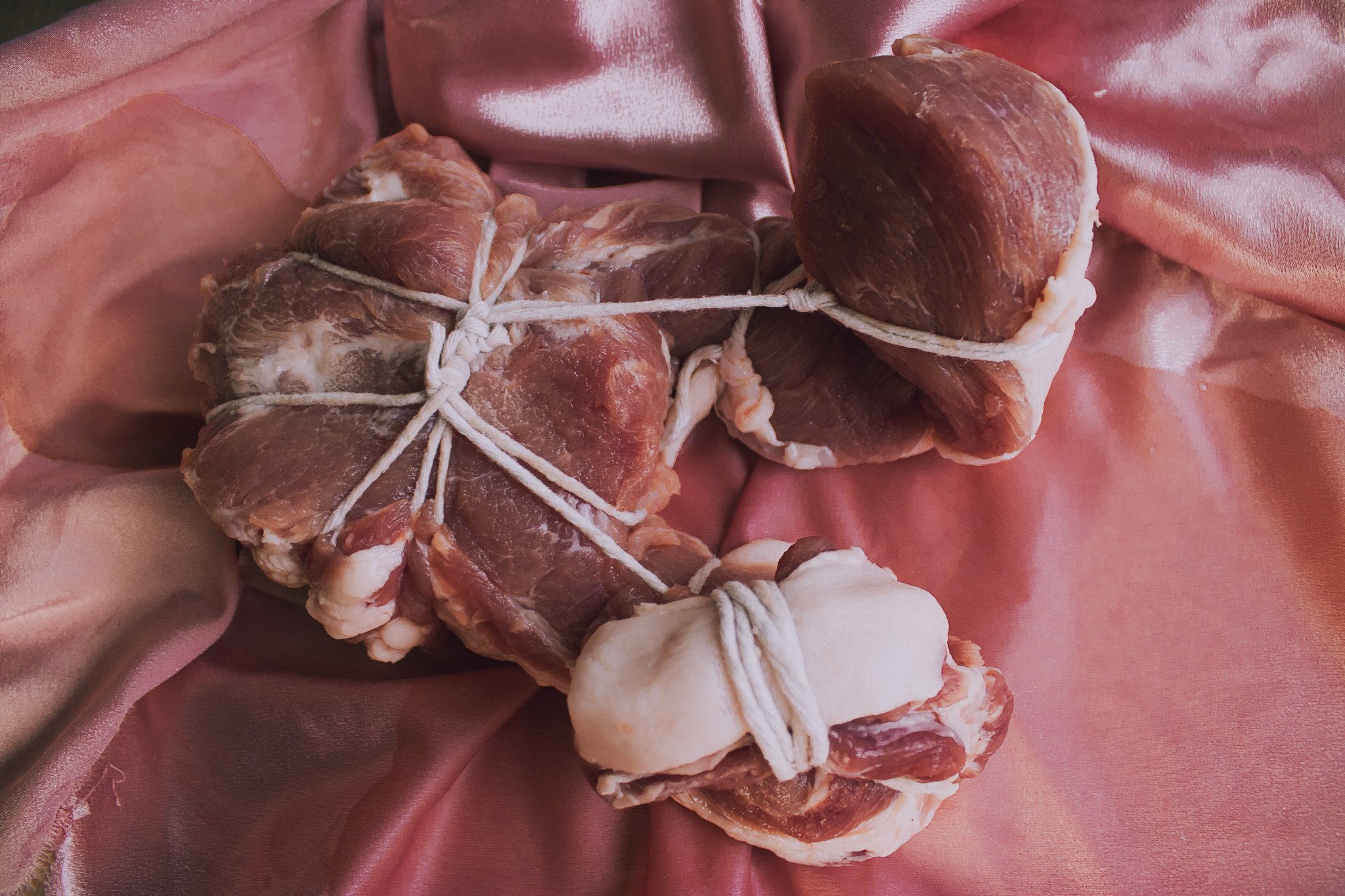 "Spread, Slash, Pound" digital photagraphy series