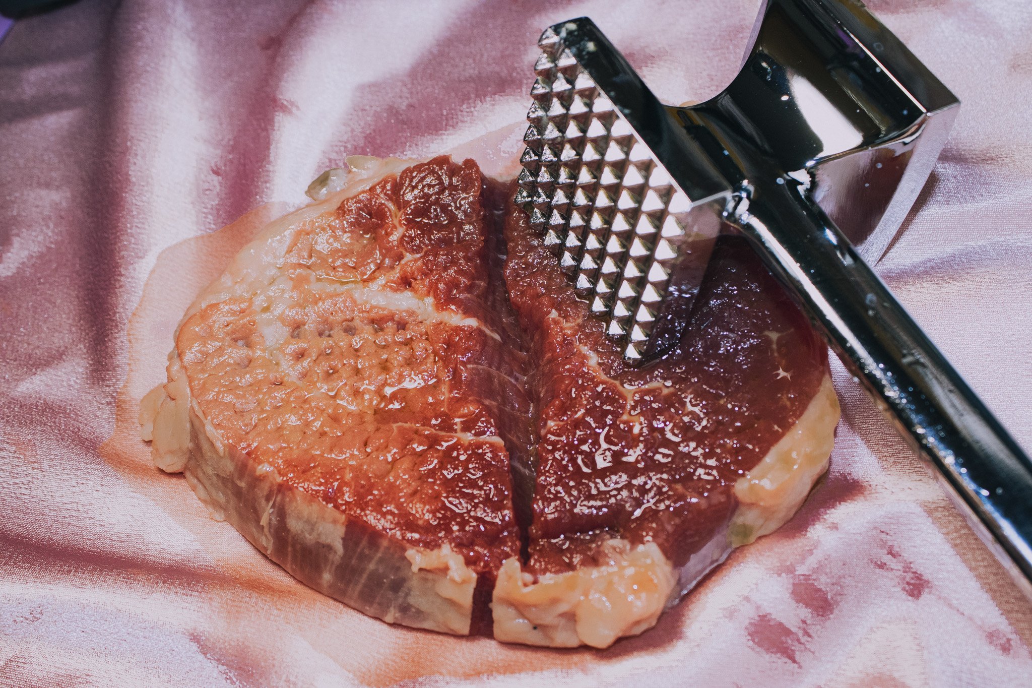 "Spread, Slash, Pound" digital photagraphy series