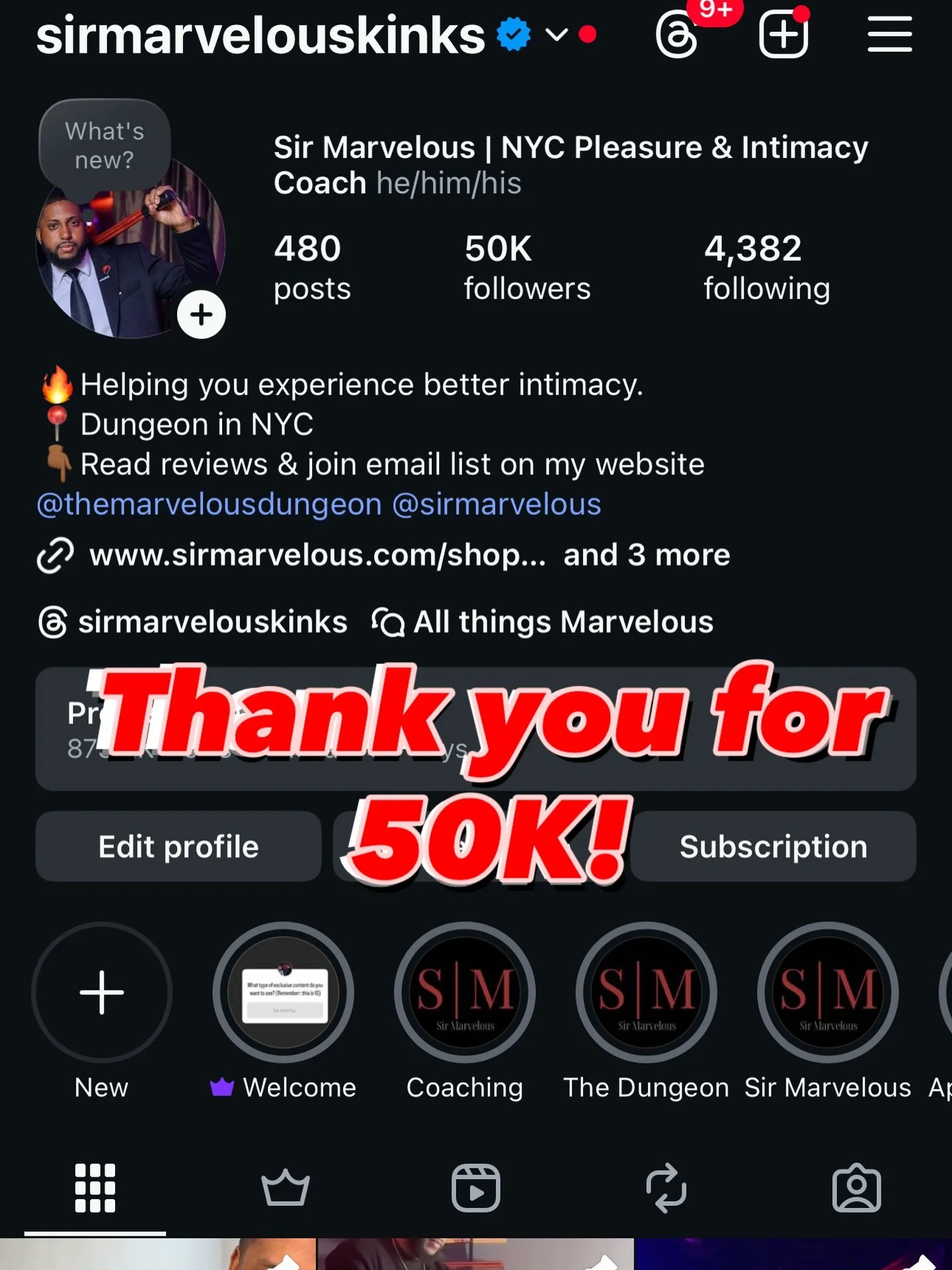 We made it 50k!

I am so grateful for each of you who decided to follow me and be a part of my community. 
If you&rsquo;ve been around for a while, thank you for being a Marvelous part of my journey with your support. 
If you&rsquo;re new here, Welco