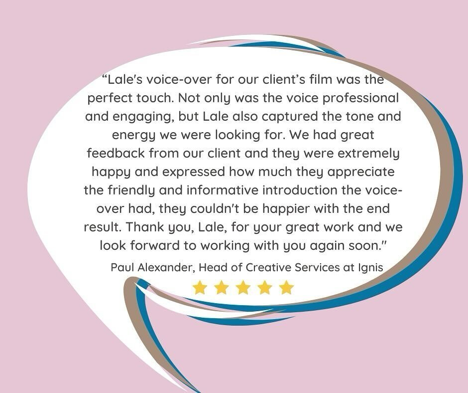 nice words from happy clients! 🌟🌟🌟 

#voiceover #corporatevoiceover #britishvoicer