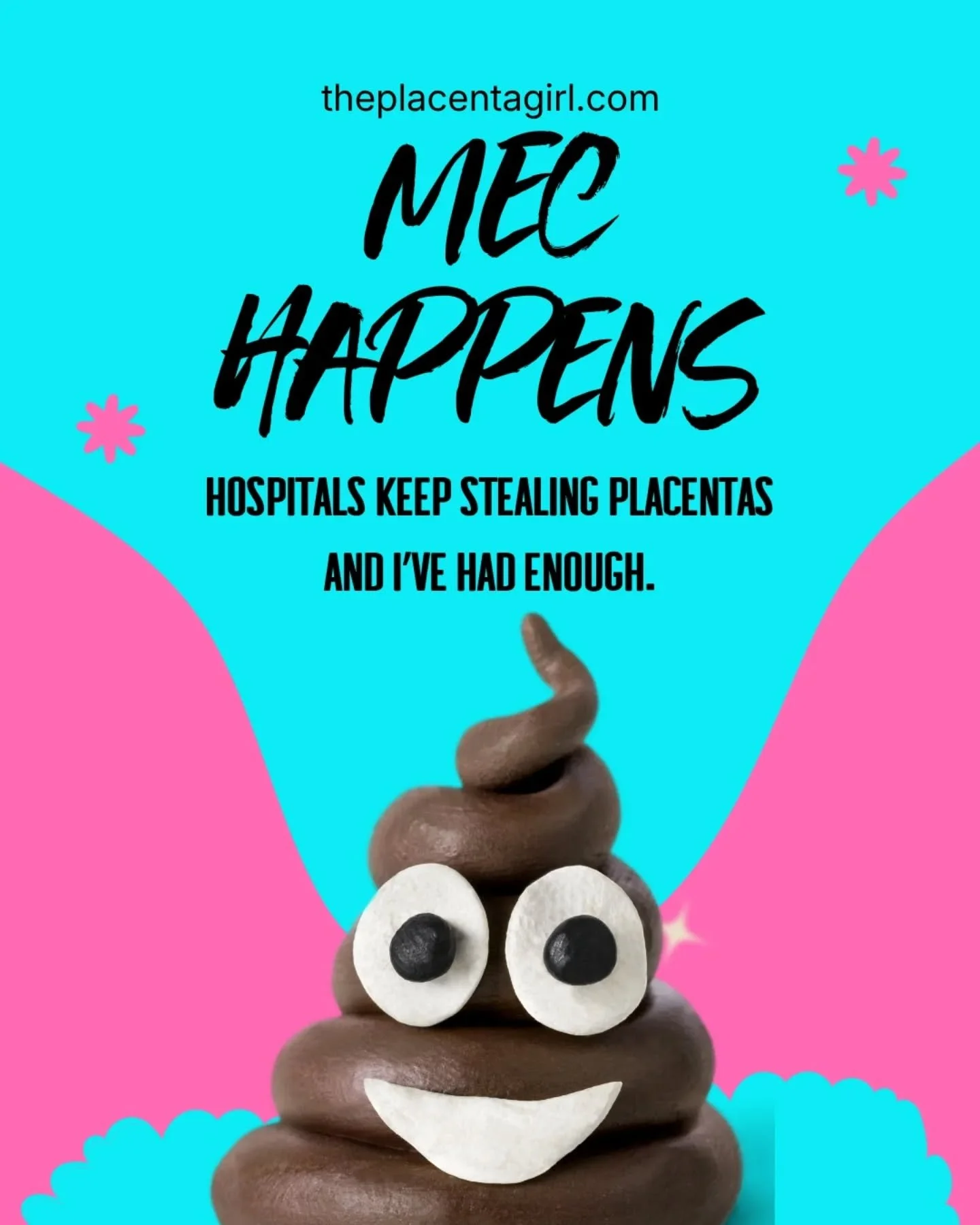 Seriously. Meconium happens. Get over it, doc. And stop stealing placentas, loser. 

#mysogyny #smashthepatriarchy #placentalove #eatyourplacenta #southjerseydoula