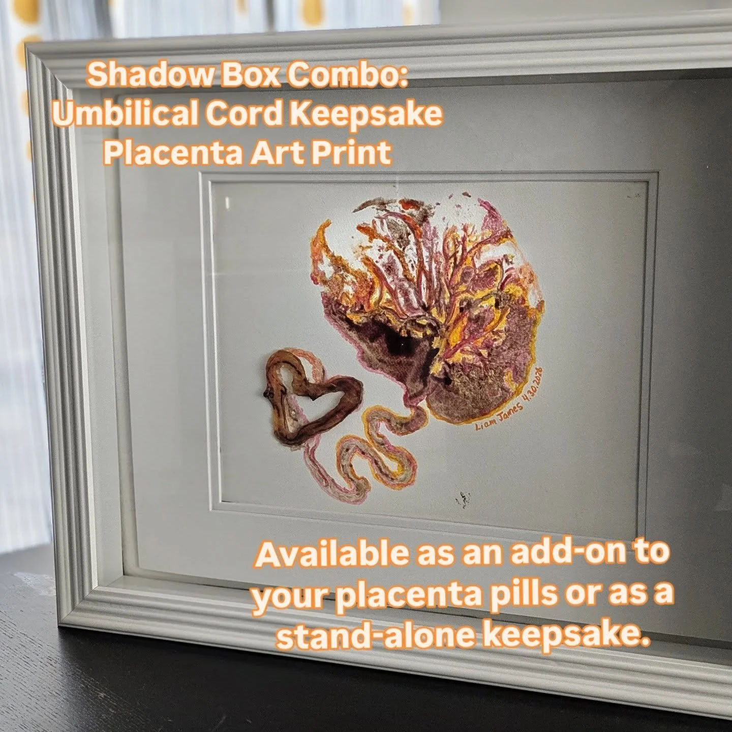 I suck at taking photos so this pic doesn't do this justice. I'm so excited to be able to offer keepsakes even for parents who aren't interested in consuming the placenta! 

I'm Tiff. And I'm on a mission to save allllll the placentas! 
Your placenta