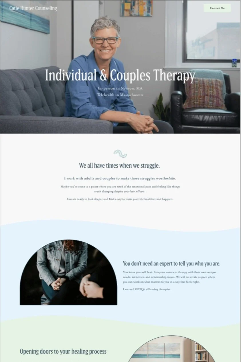 Catie Hunter's counseling homepage