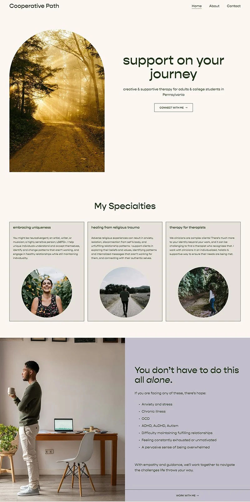 cooperative path therapy website example