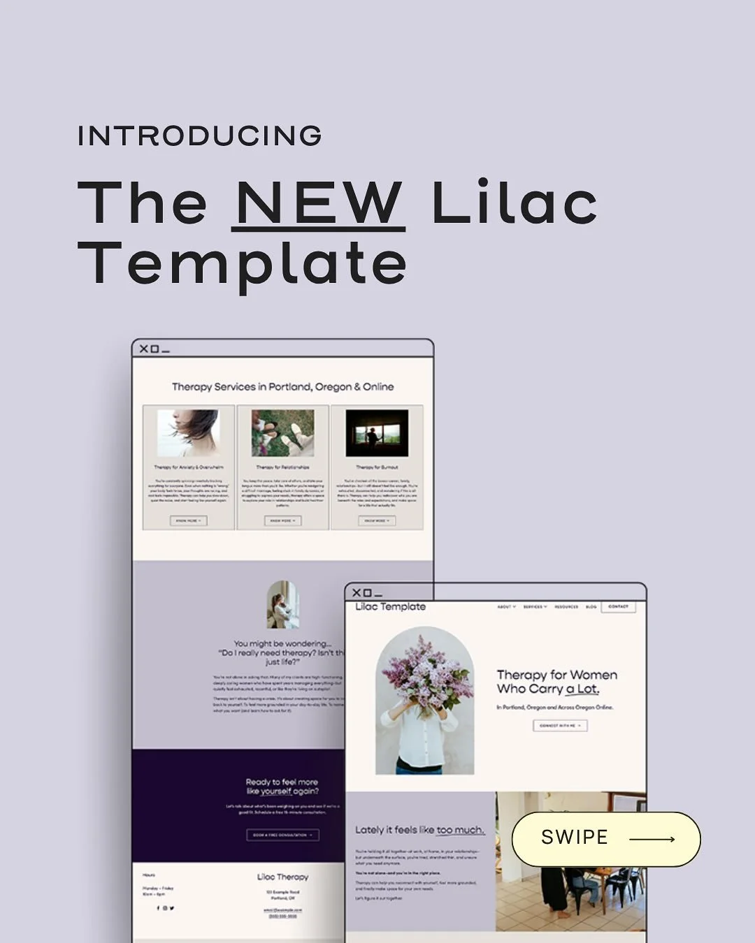 🪻The Lilac Website Template for Therapists-now with more good stuff 🪻

Showing up in search engines is not as simple as it once was. It&rsquo;s more important than ever to show the depth of your expertise, original ideas and your human-ness as Goog