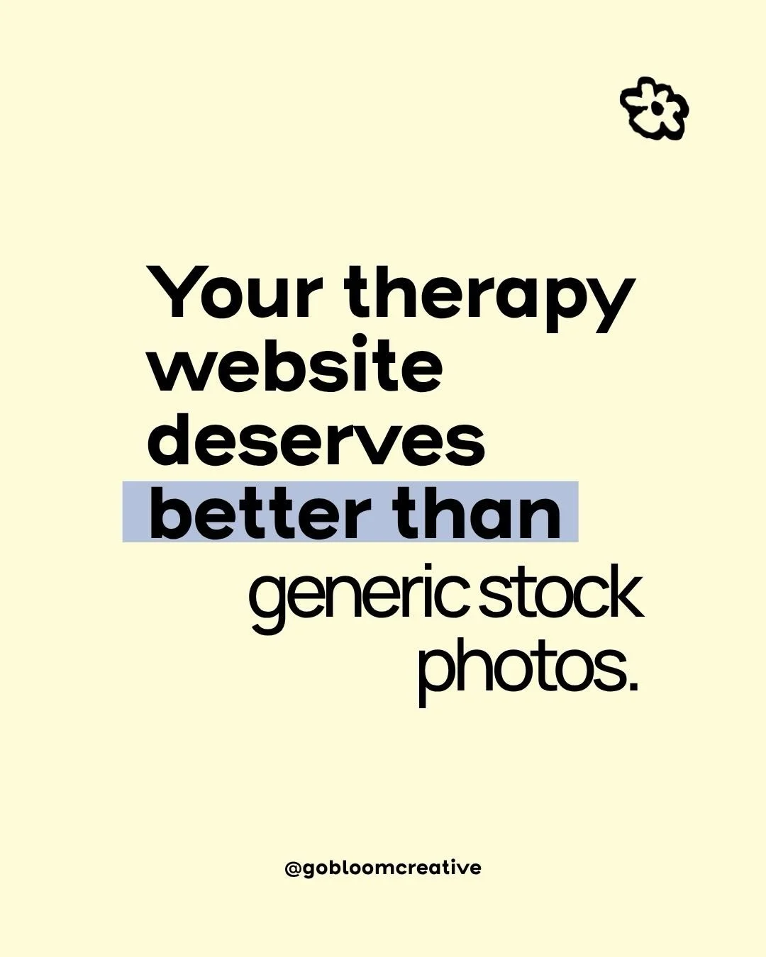 You know the photo. Ocean. Stacked rocks. Maybe a very peaceful-looking fern.

🌿

There&rsquo;s nothing wrong with any of them. The problem is that when the same images show up on therapy website after therapy website, they stop telling potential cl