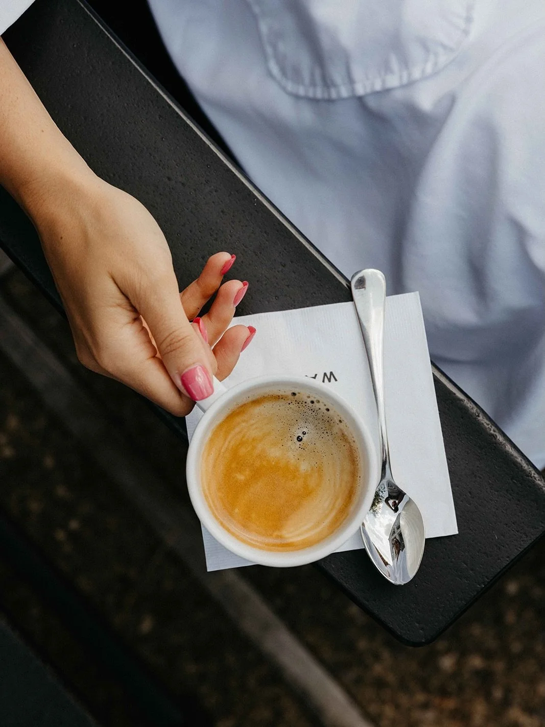 &ldquo;How do you take your coffee?&rdquo; like this: