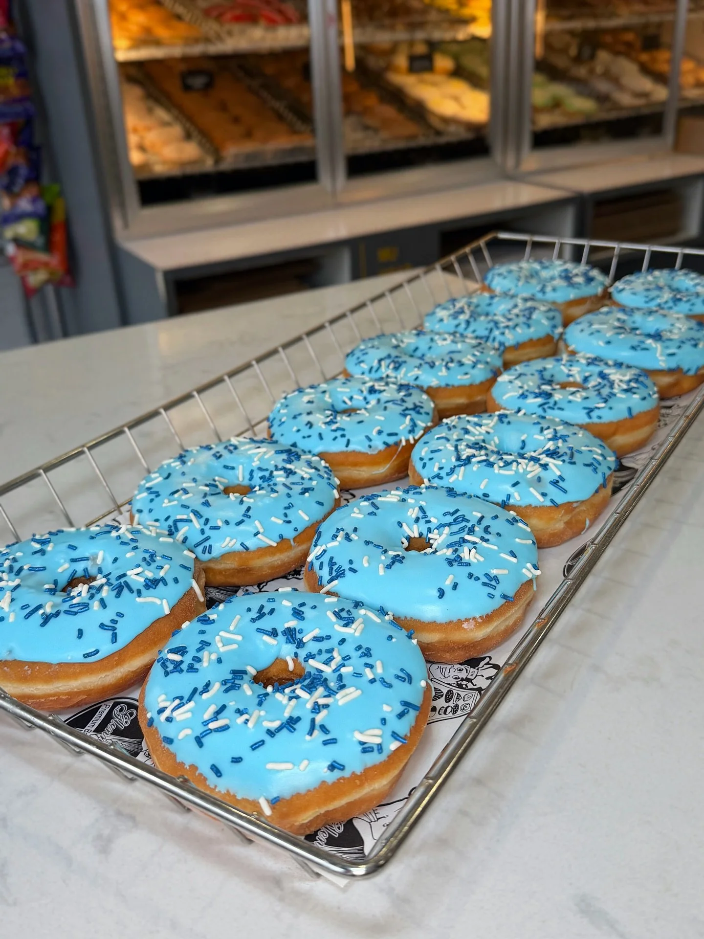 Happy Hanukkah from Glenn Wayne Bakery. Celebrate with our festive holiday donuts all week long. We&rsquo;ll also be open on Monday, December 22nd, for a special one-time opening with $1 any-size coffee for your visit. 🕎🍩☕️
