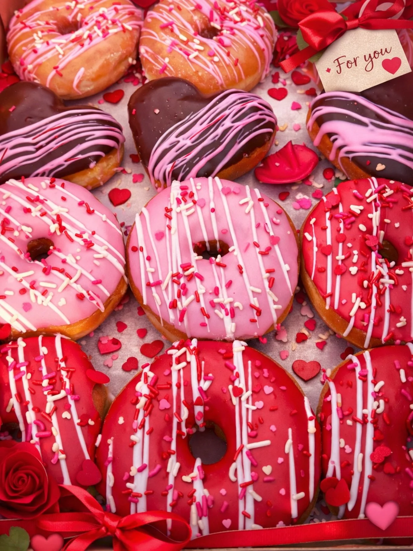 Valentine&rsquo;s Day plans start with donuts. We&rsquo;re now taking orders for our Valentine&rsquo;s Day Preset Box.

Includes:

💘 3 Vanilla &ldquo;XOXO&rdquo; donuts

💘 3 Heart-filled Boston cream donuts

💘 3 Red frosted donuts with white drizz