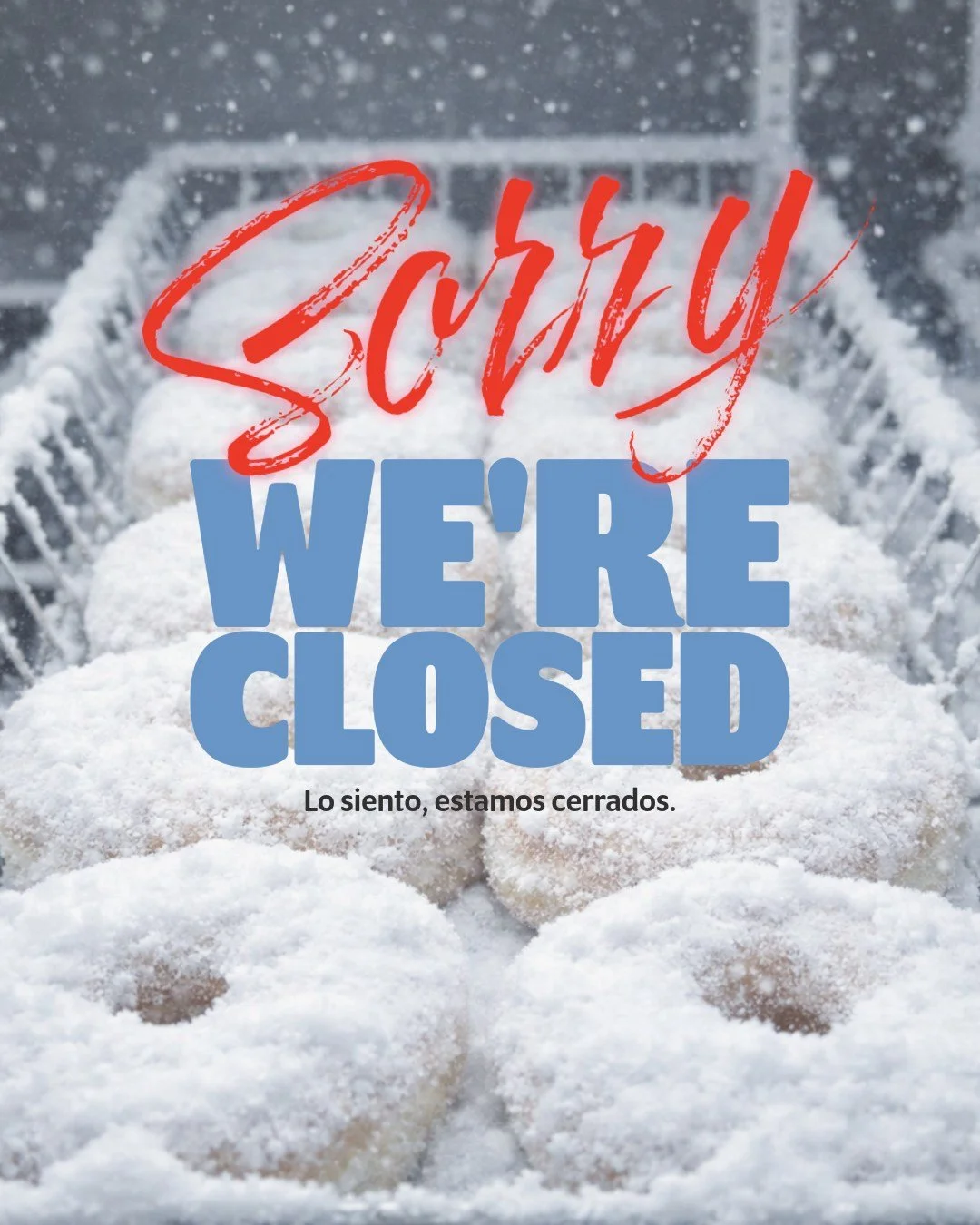 ❄️ Due to the impending snowstorm, Glenn Wayne Bakery will be closed this Sunday, 2/22 &mdash; including our retail store and entire production facility. Please stay safe, and we&rsquo;ll see you soon!

❄️ Debido a la tormenta de nieve que se aproxim