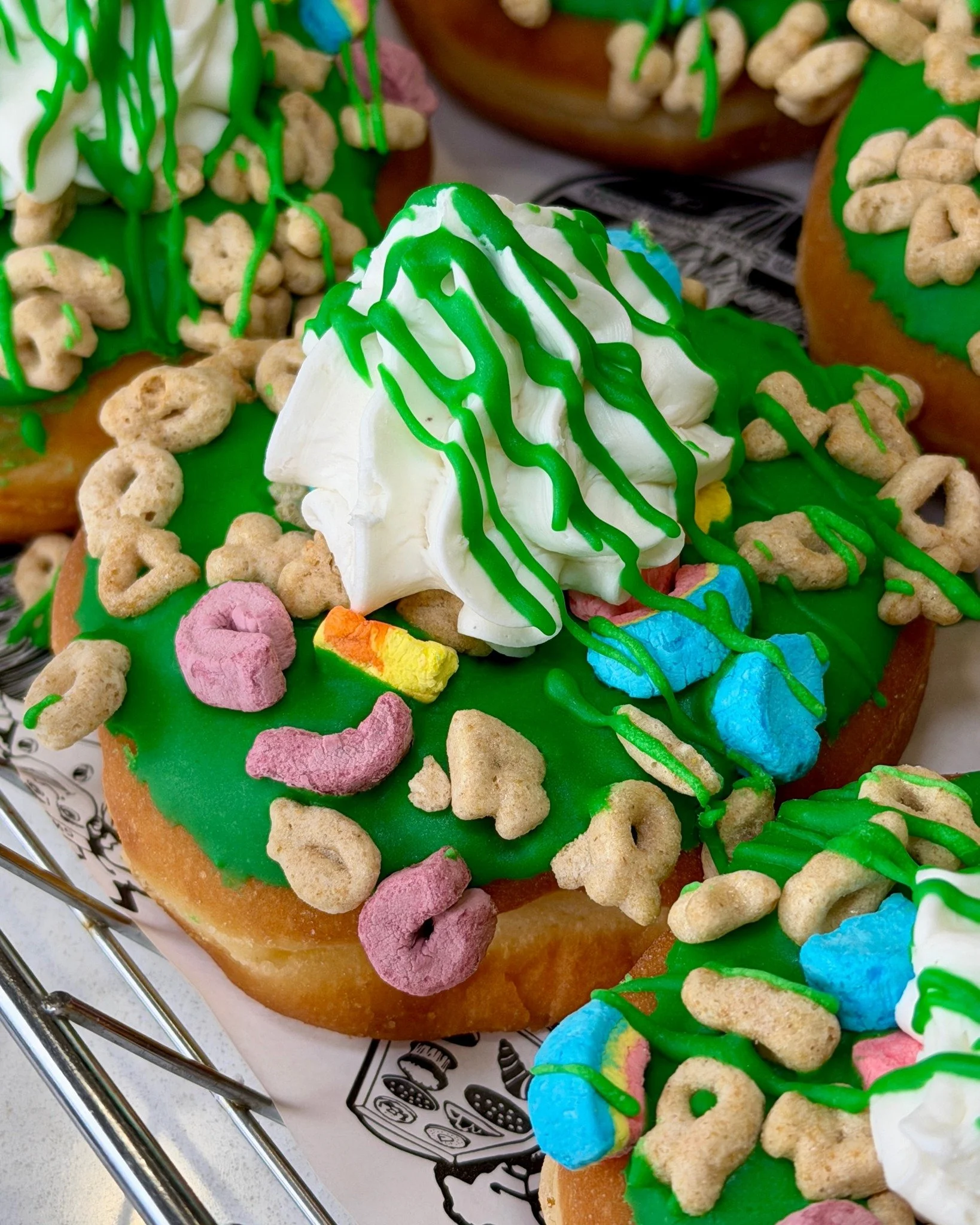 Lucky you, St. Patrick&rsquo;s Day donuts have landed at Glenn Wayne Bakery. They&rsquo;re available now while supplies last, so stop in and grab a festive dozen before they disappear. 🍀🌈🍩