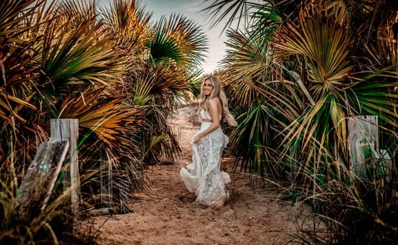 High school senior portrait at Rosemary Beach