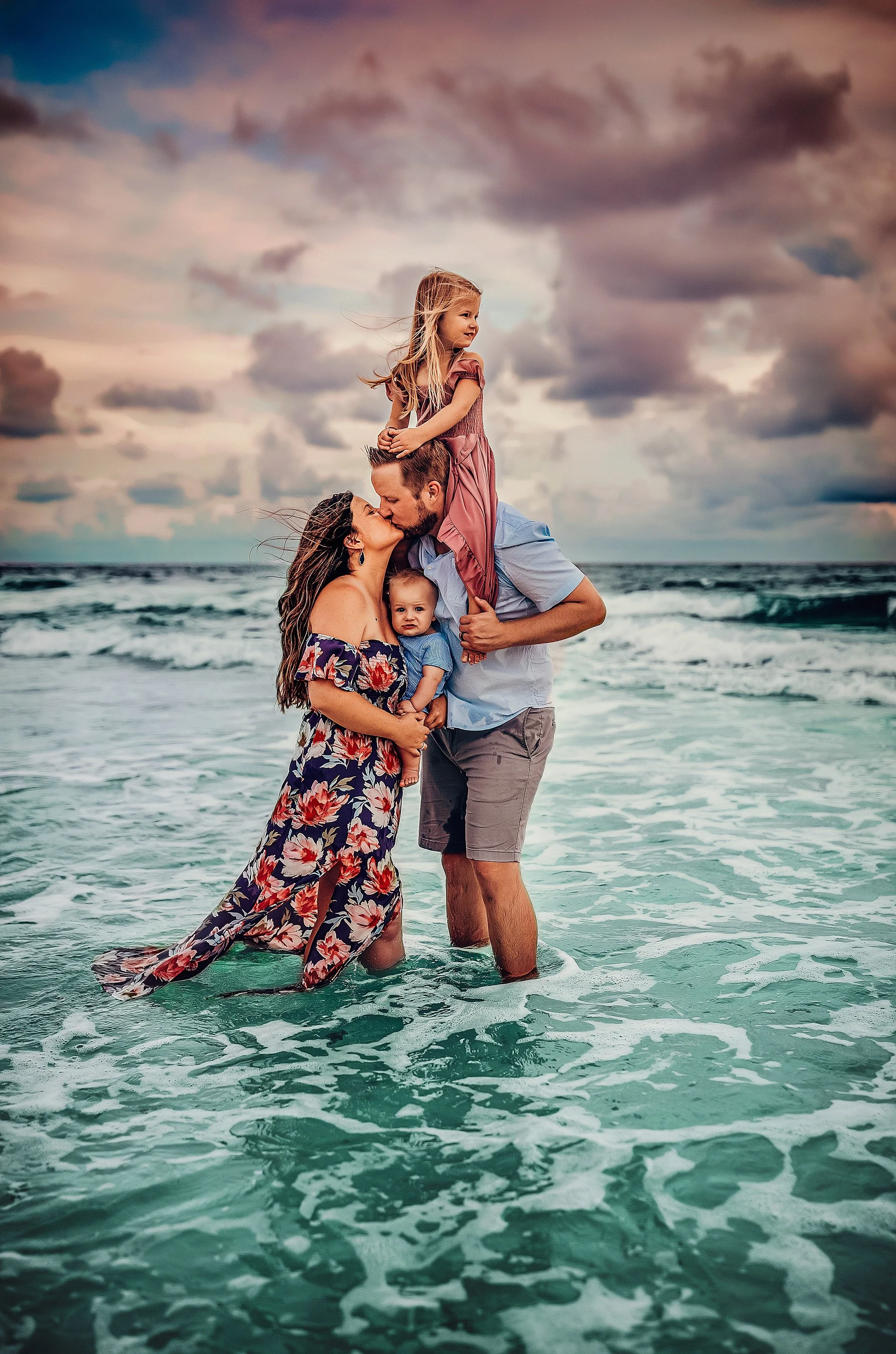 Family of 3 on the beaches of 30A 