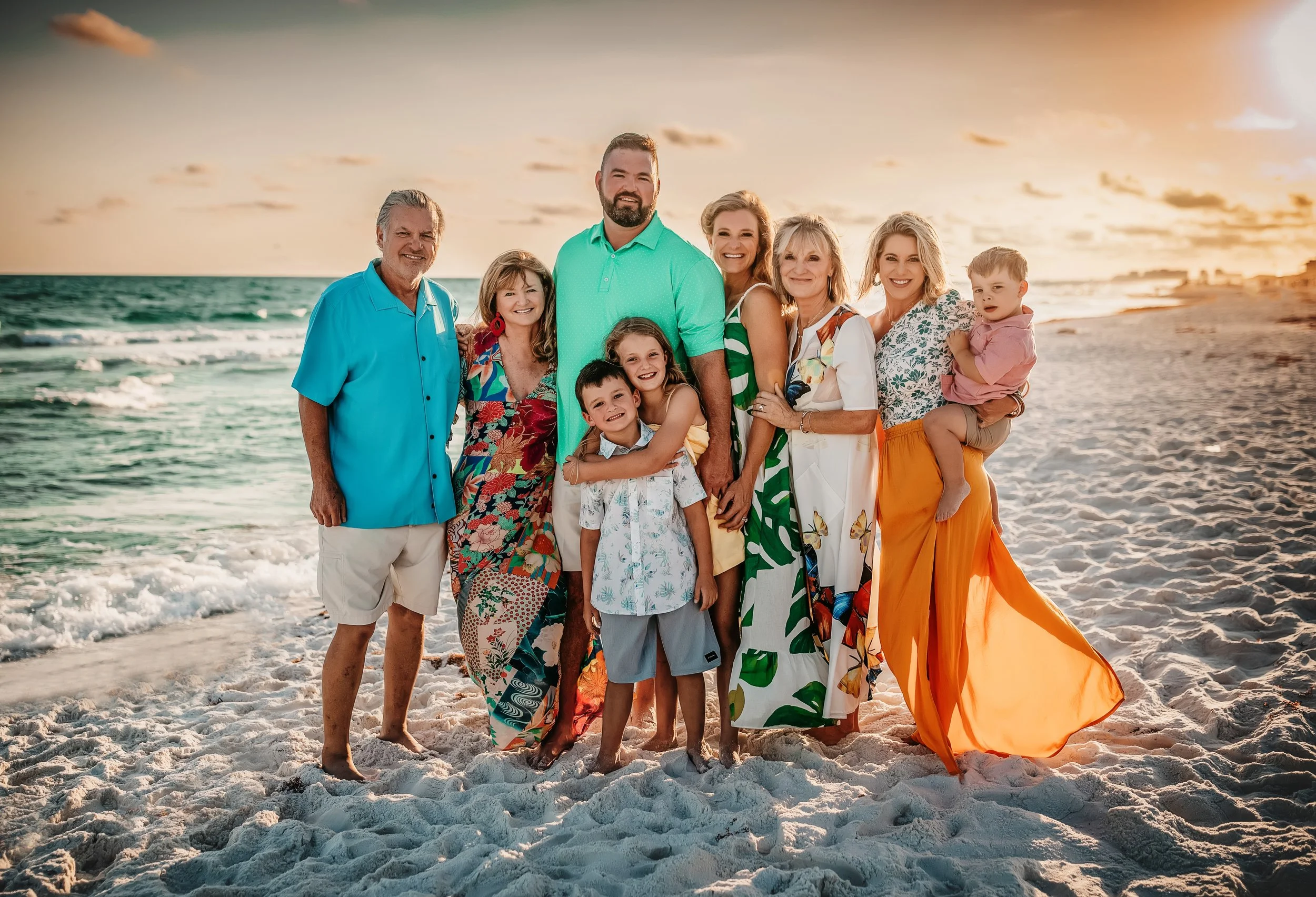 30a Large Family Session at Dune Allen