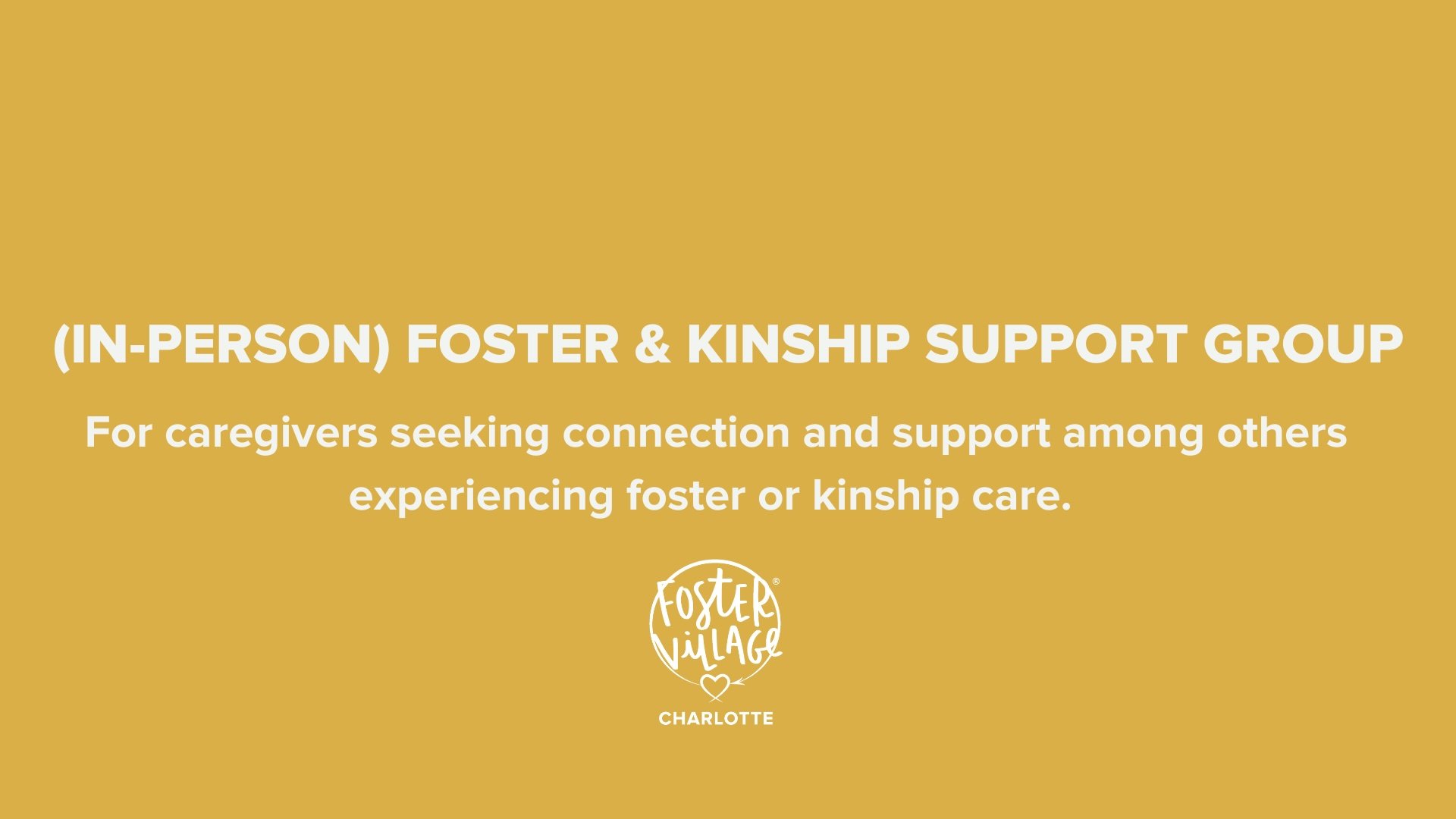 In-Person Caregiver Support Group