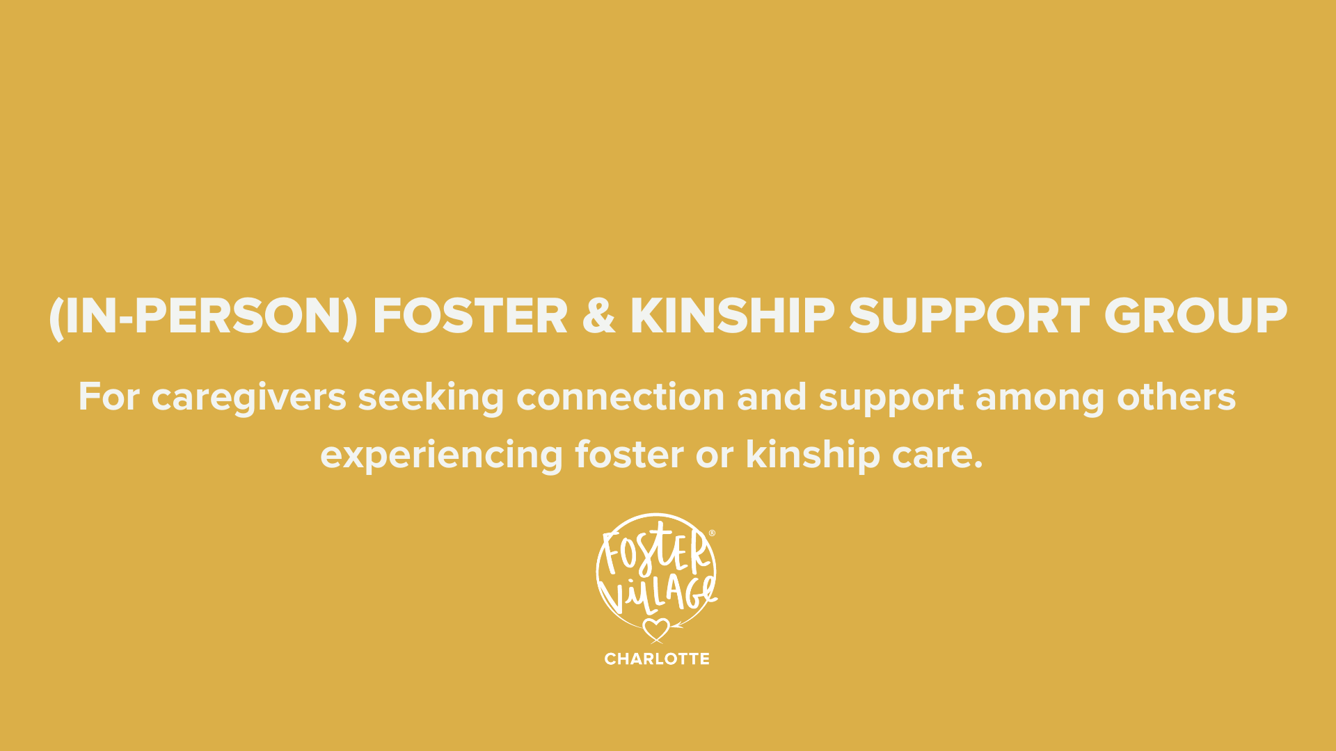 In-Person Caregiver Support Group