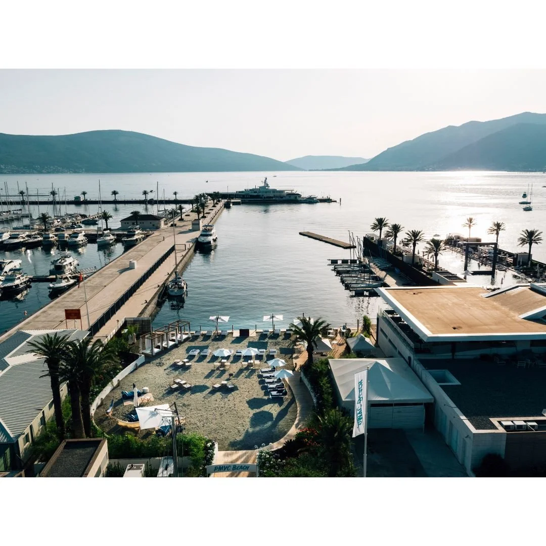 Porto Montenegro Beach Club, Pool Club, marina