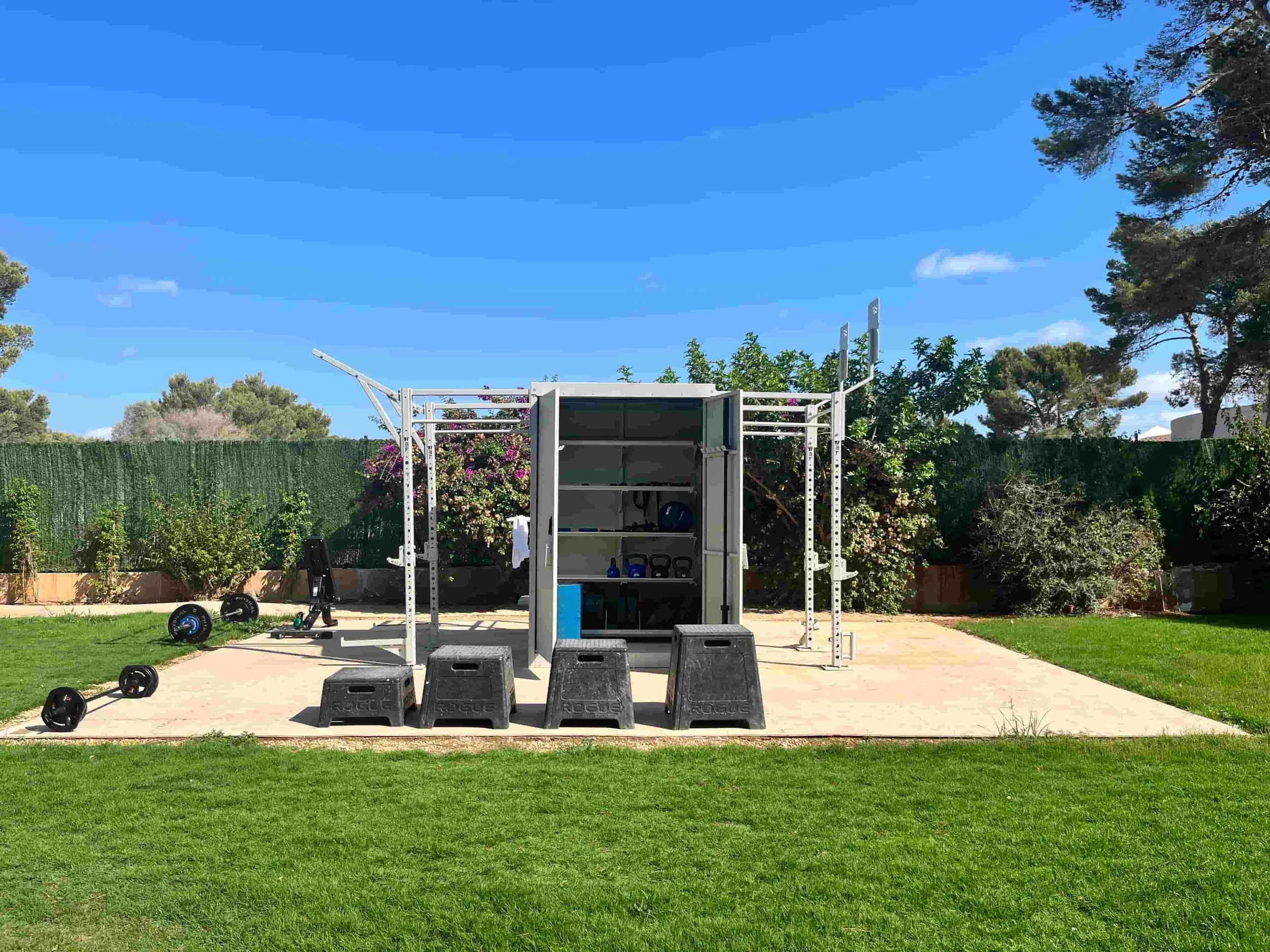 Ikos Porto Petro Resort outdoor gym by Biofit Matt Morley