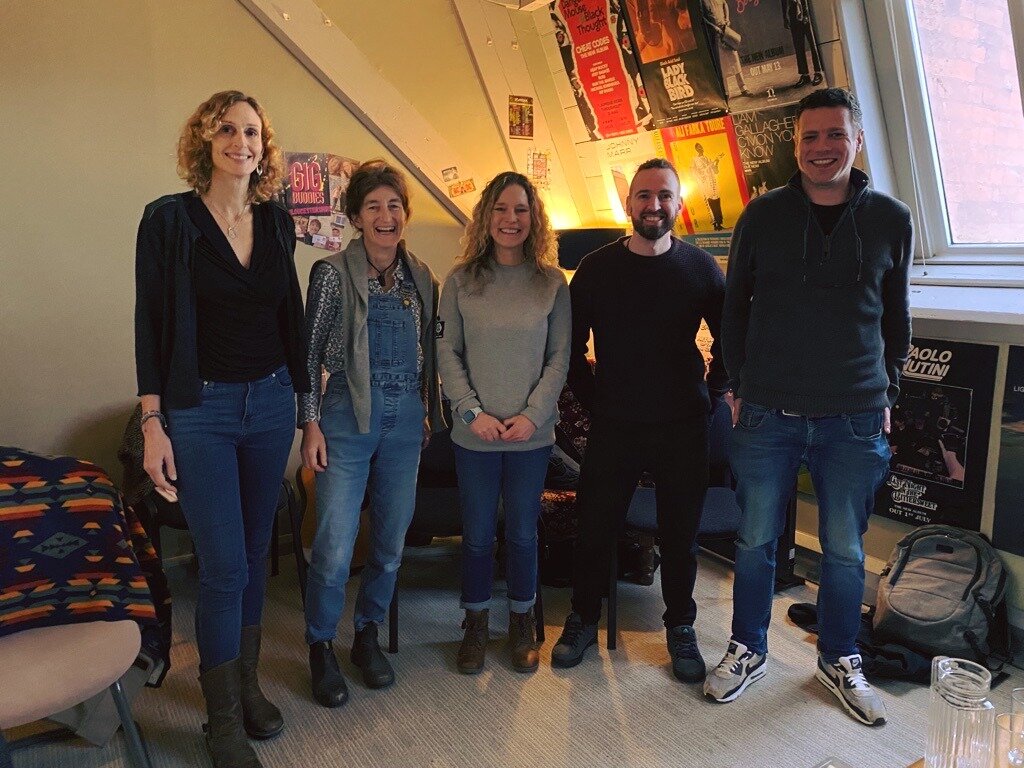 A big thank you to our latest five volunteers who have completed their training today 😊

This year alone, Brian has already held three training courses and matched nine pairs of Gig Buddies! 👏👏

#GigBuddies #Gloucestershire #livemusic #charity