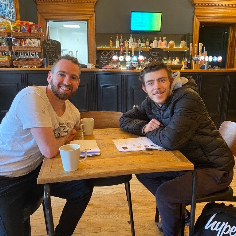 Here's Harry and Adam meeting for the first time 🎵🌟

#GigBuddies #Gloucestershire #music #livemusic