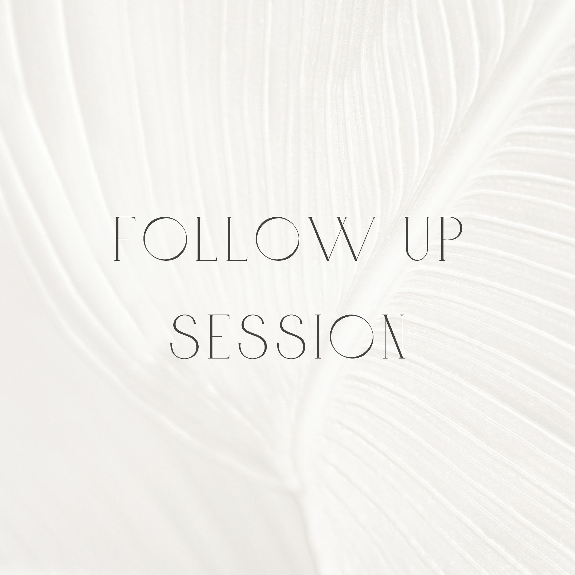 Spinal Energetics Follow Up Session