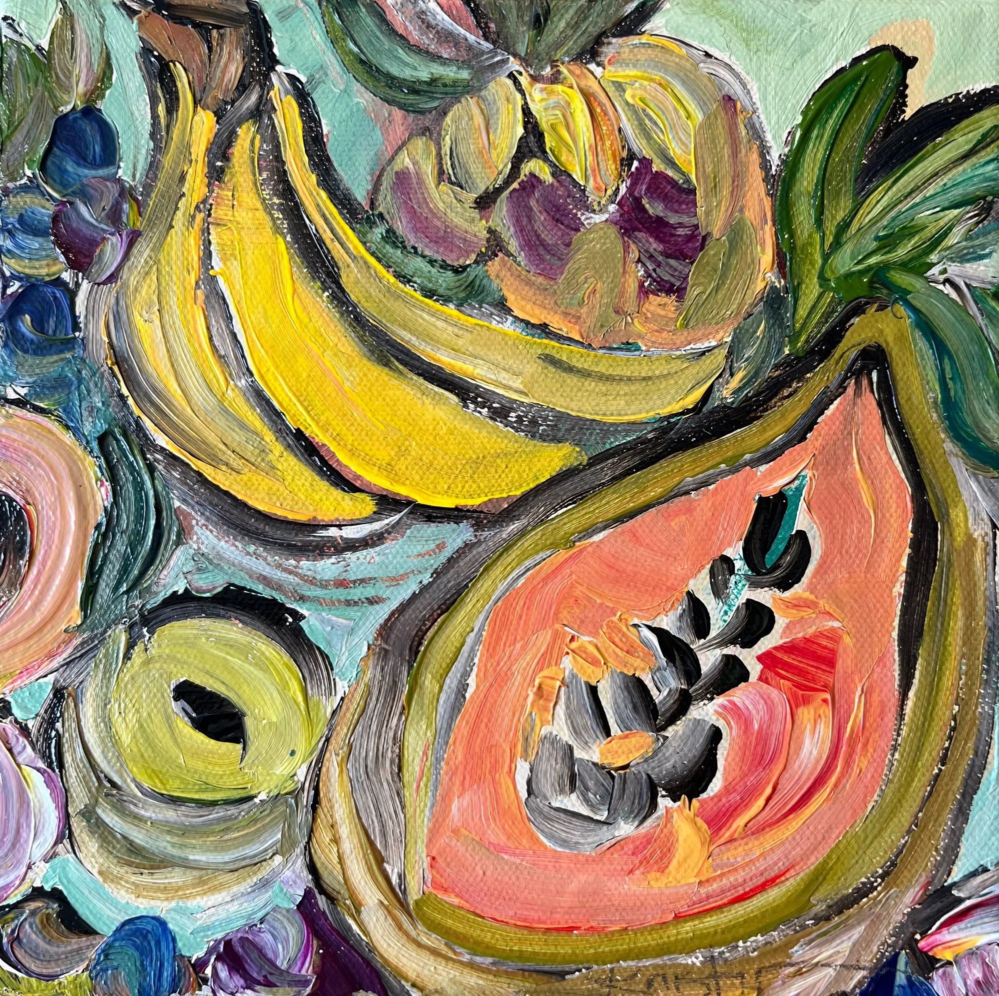 Fruit Bowl II 8"x8"   
    (SOLD)  