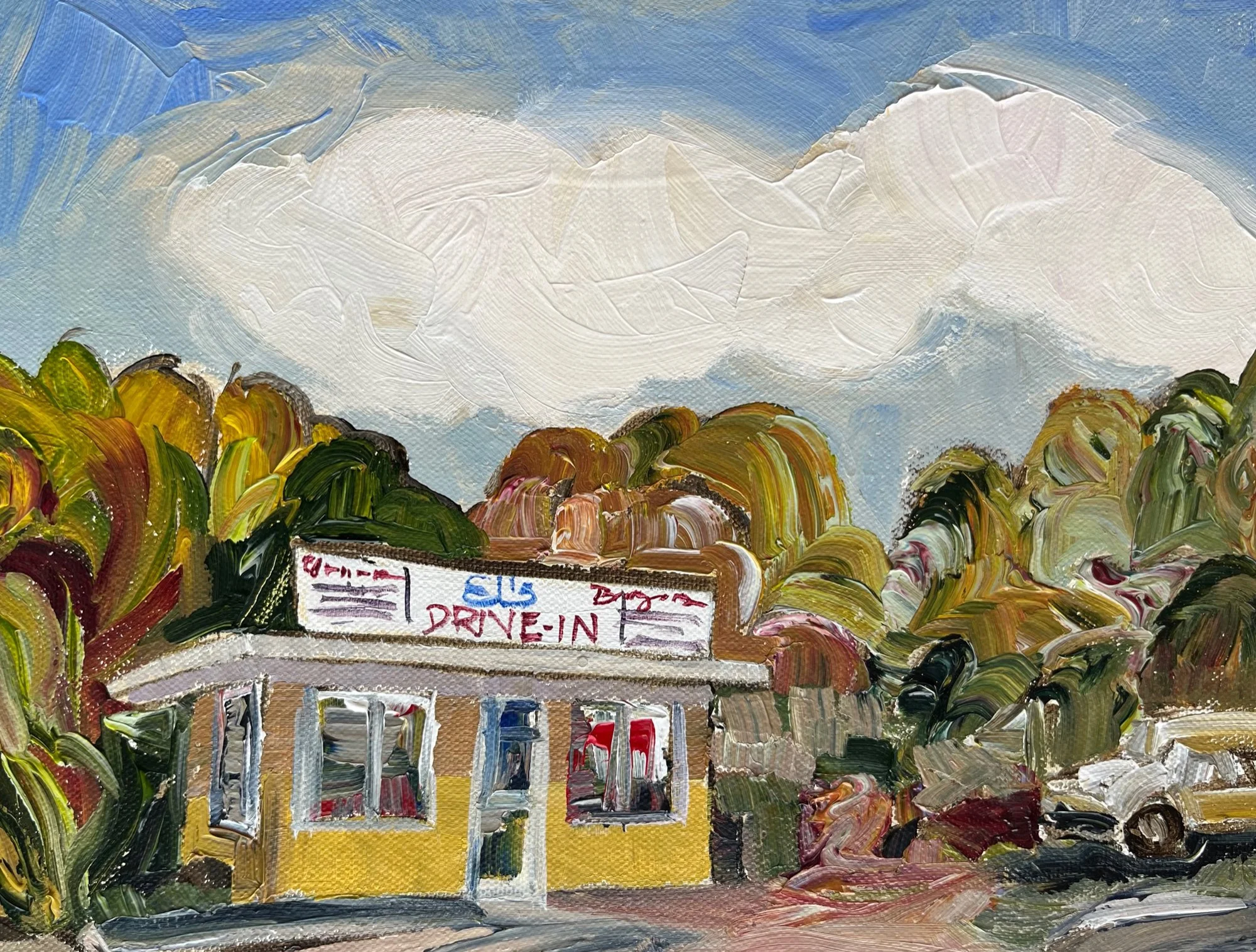 El's Drive-In 9"x12"  $275