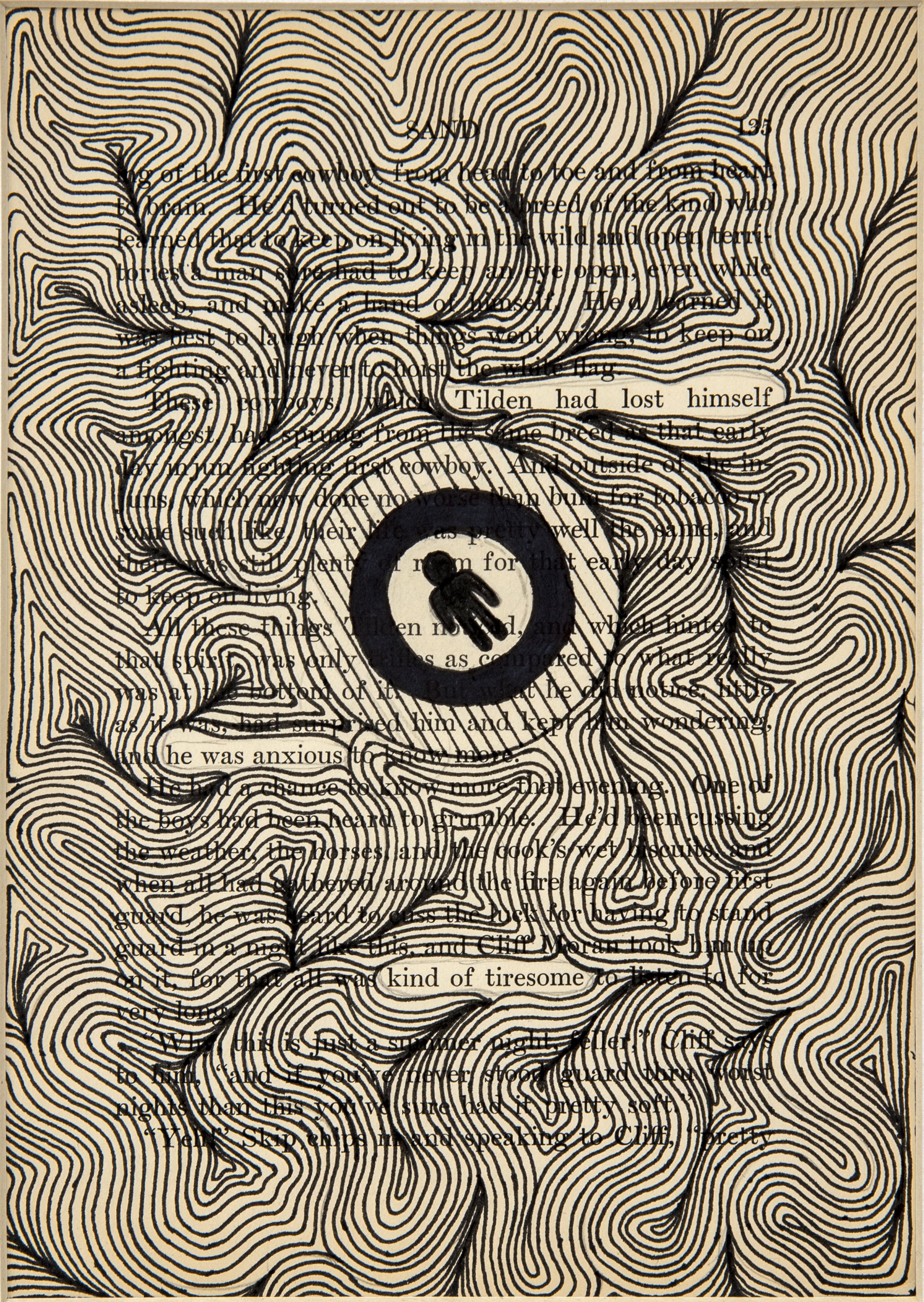 "Lost", Mixed Media, 8 x 5.5", 2022