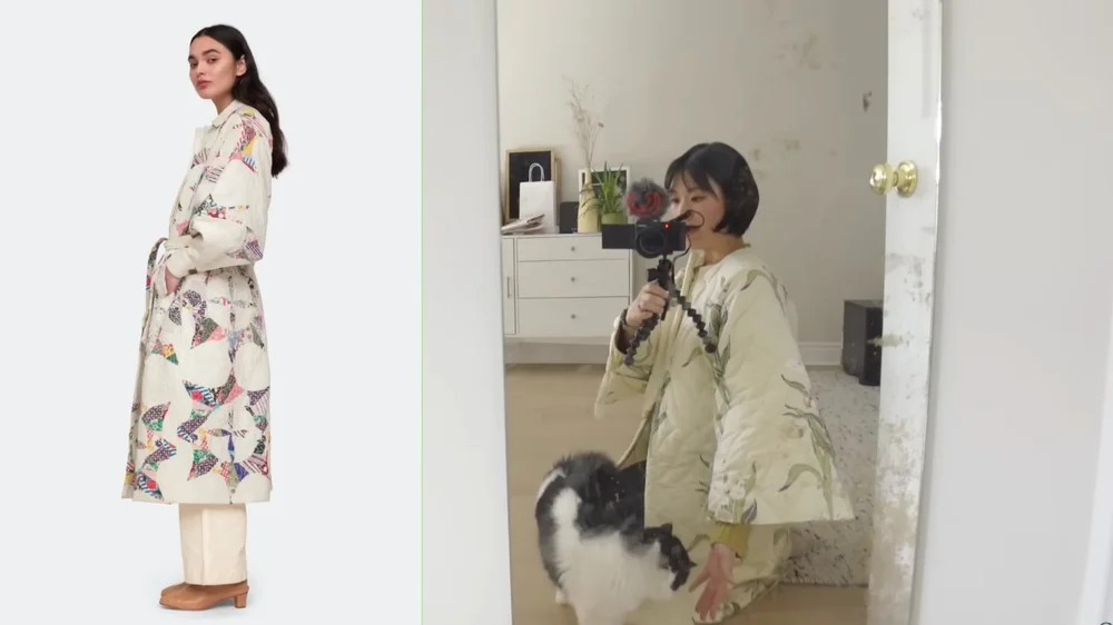 Assessing bagginess compared to the inspiration