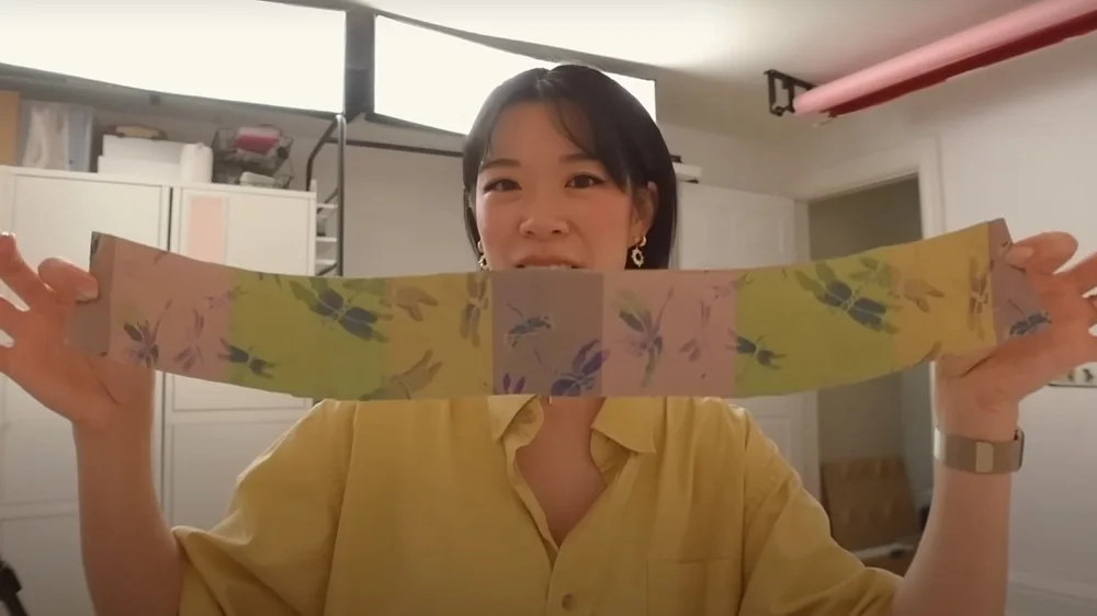 Making pattern design choices when drafting.