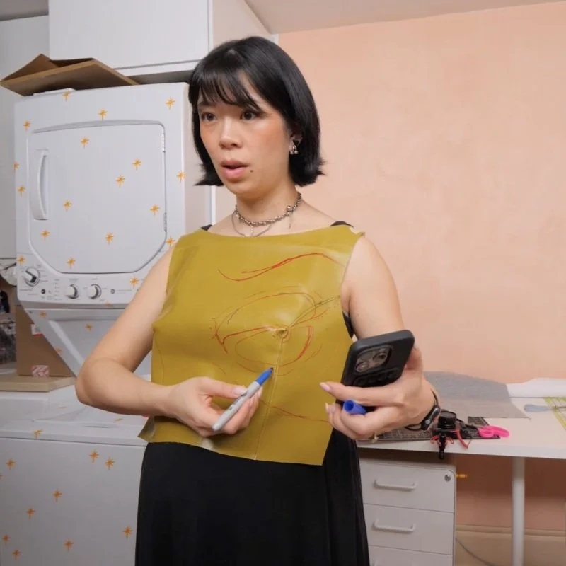 Draw out the cut outs from the bodice.