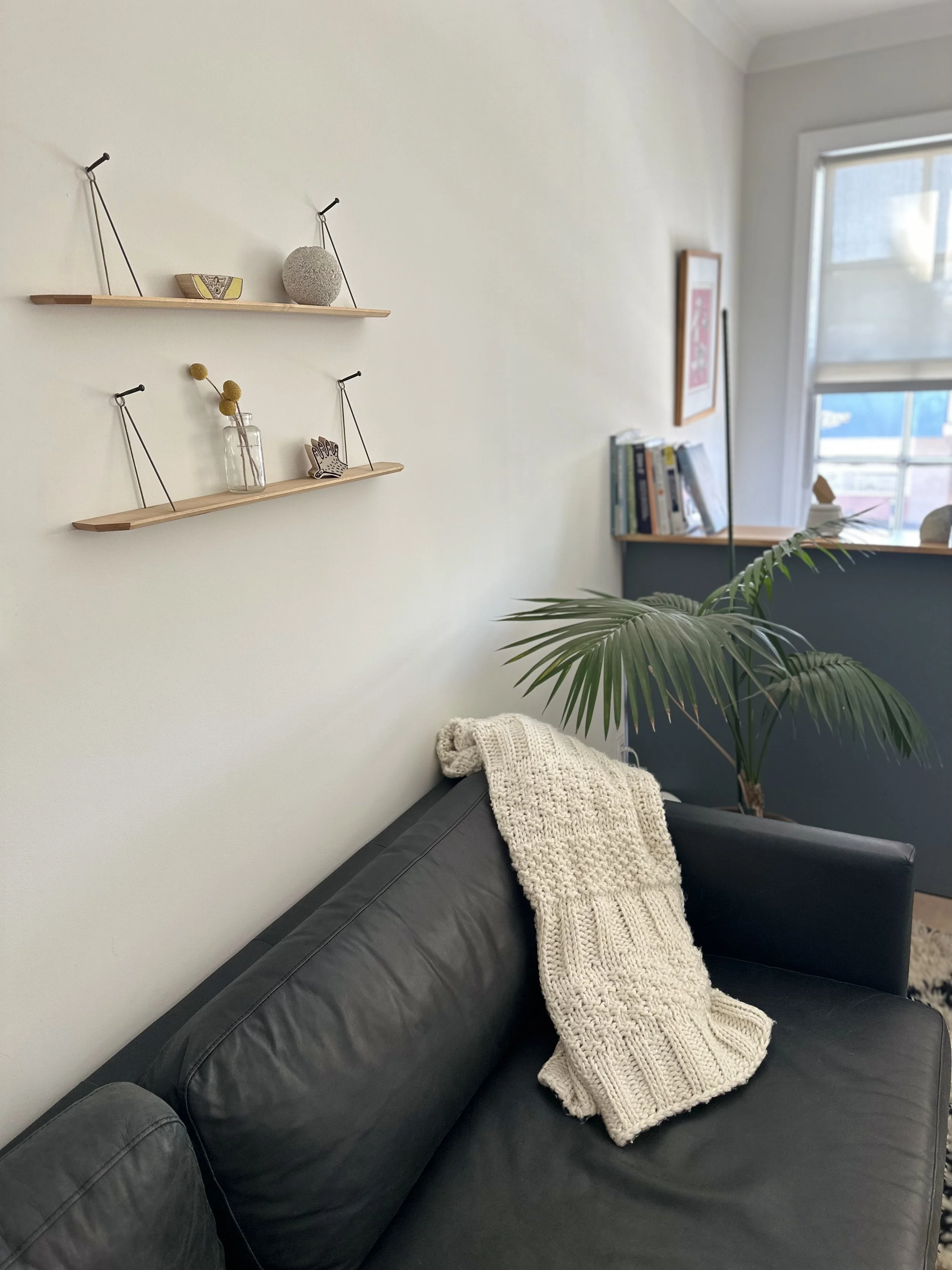 Waiting room couch