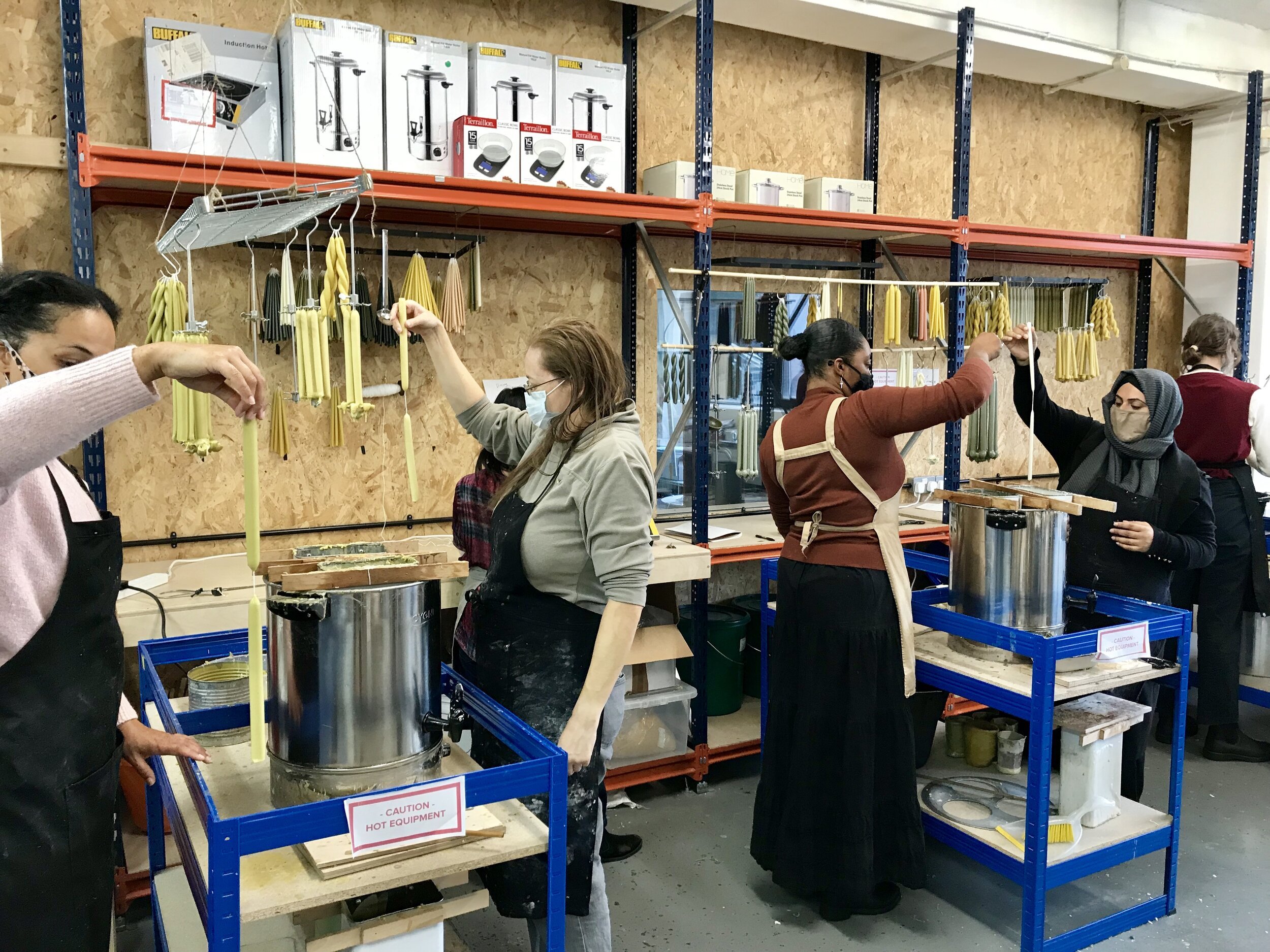 Wax:works dipping candles