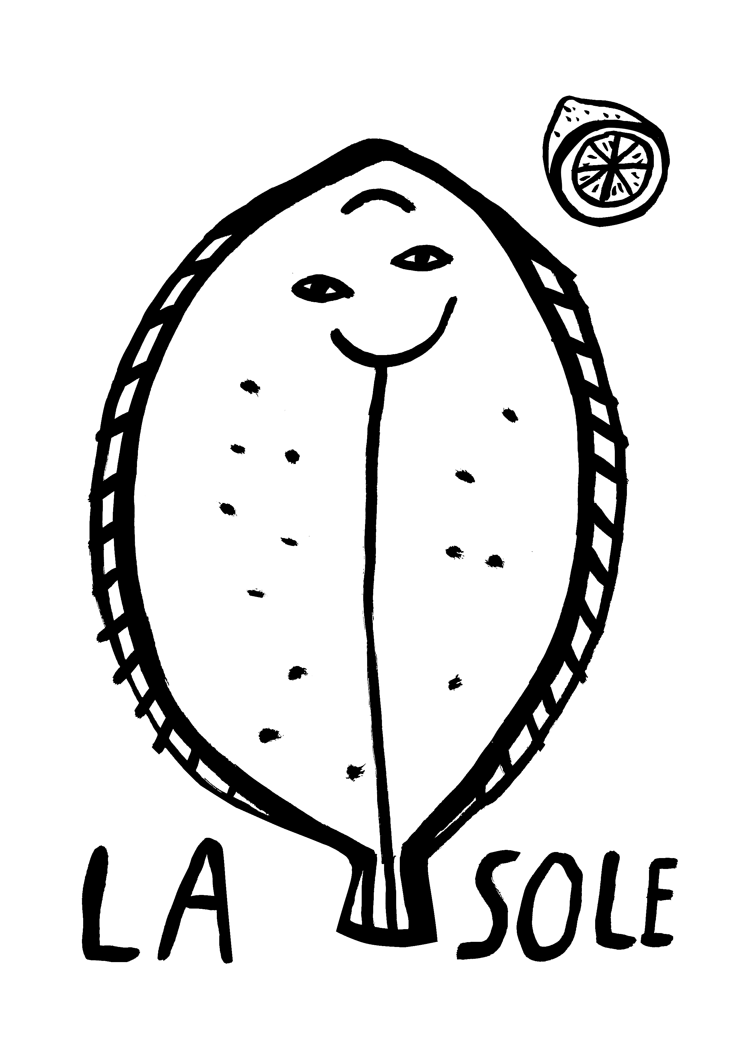 La sole - Tirage d’art à l’encre de Chine - A4