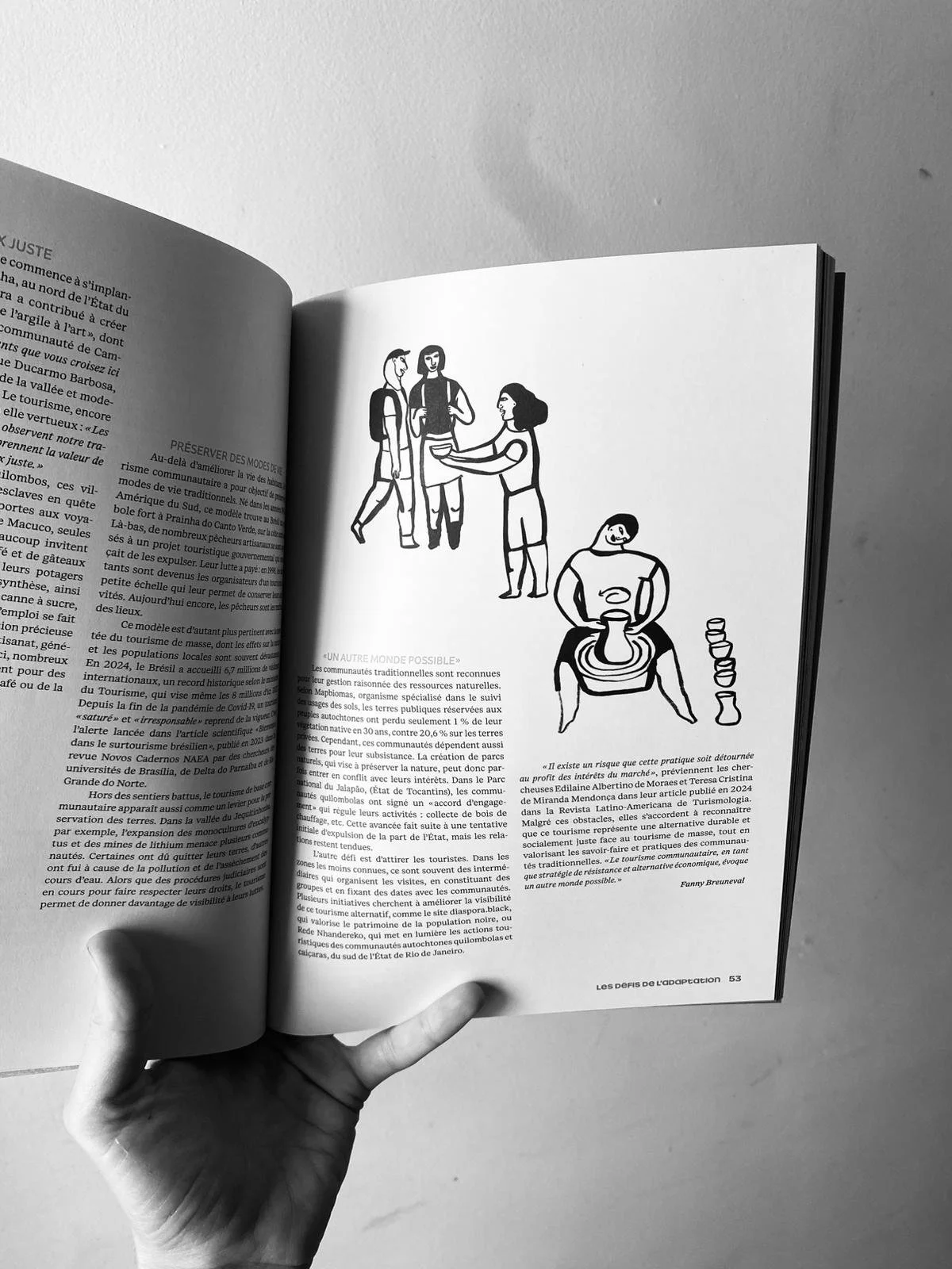 Illustrations for "L'iceberg" N.2, Paris, 2025