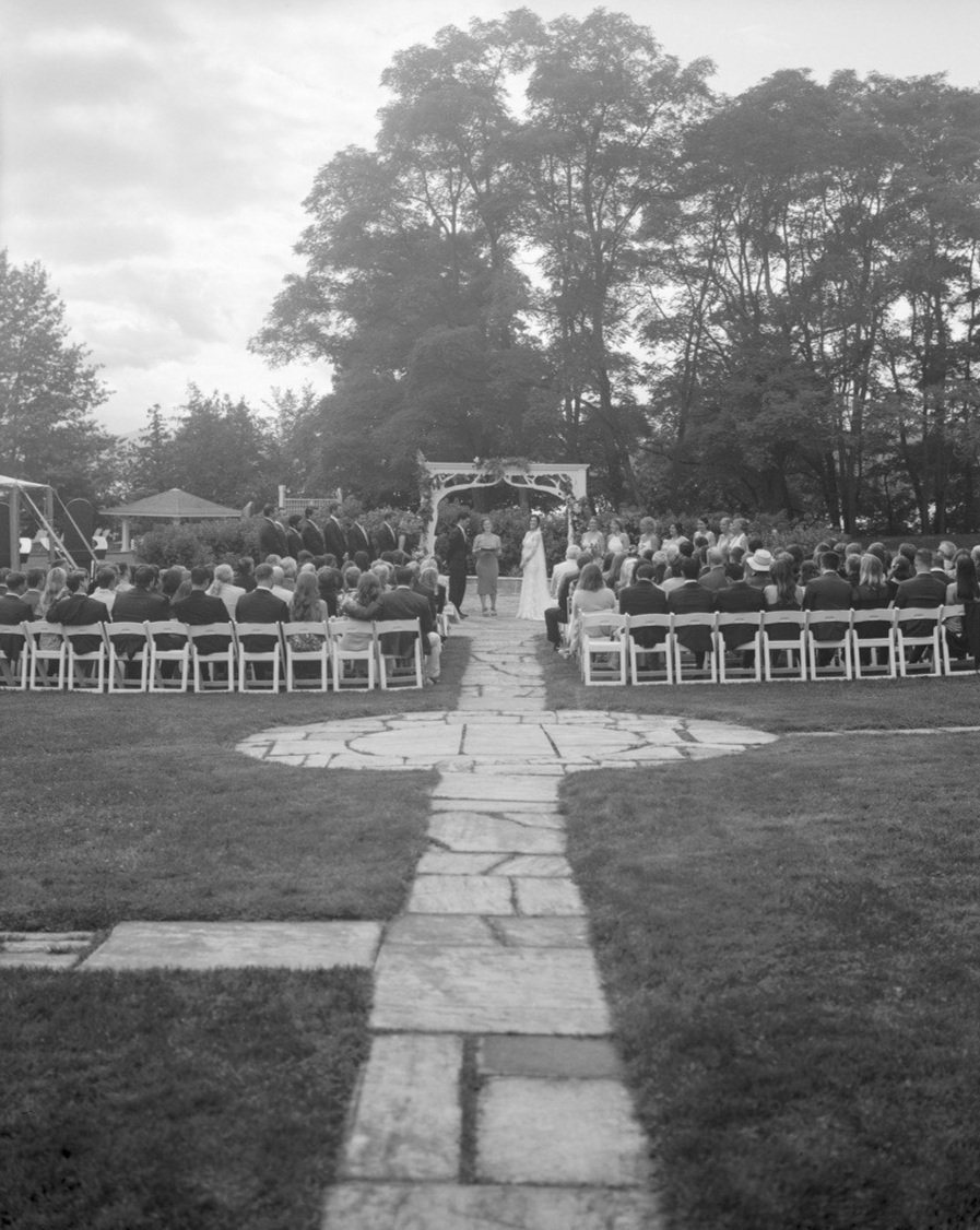  Occasionally I bring my Kodak #2 8x10 View Camera (circa 1906) to weddings. I pull it out and shoot 2-4 frames at most. Slow photography. 