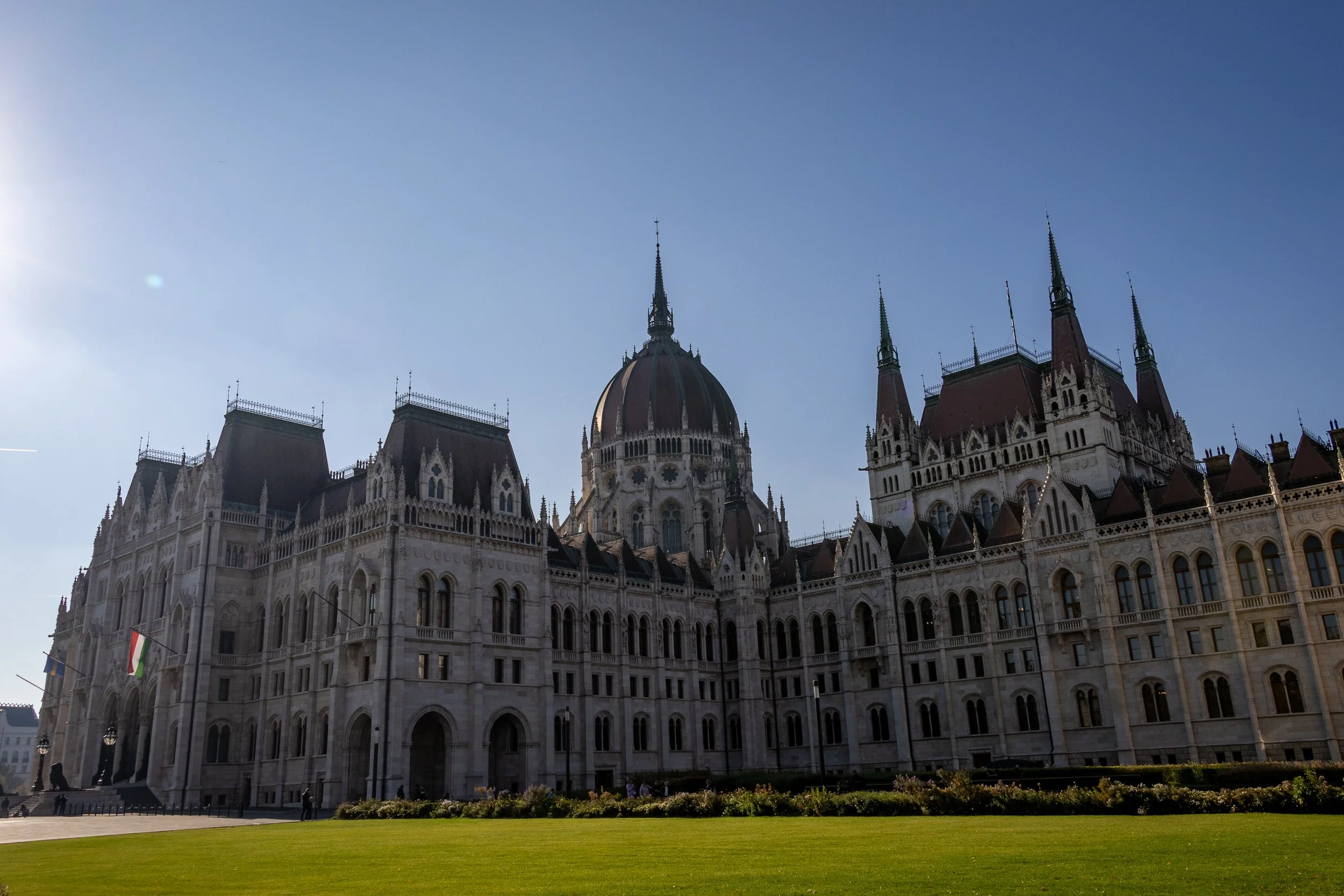 Hungarian Parliament building in Budapest, Hungary