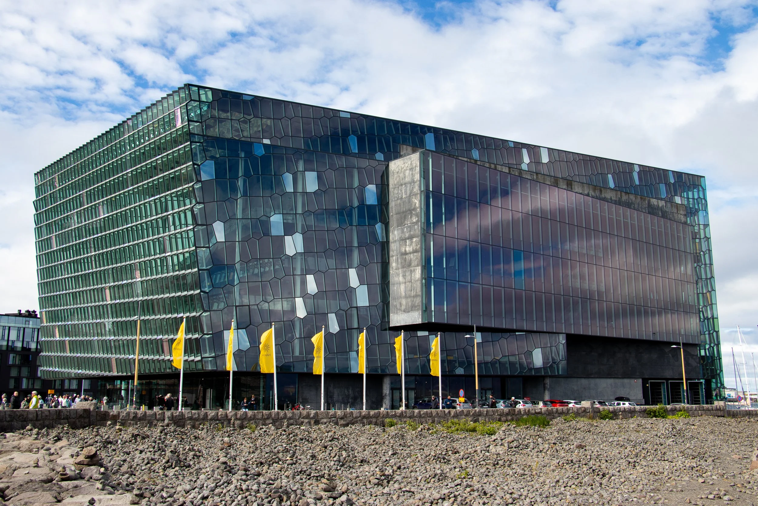Harpa Concert Hall in Reykjavik Iceland