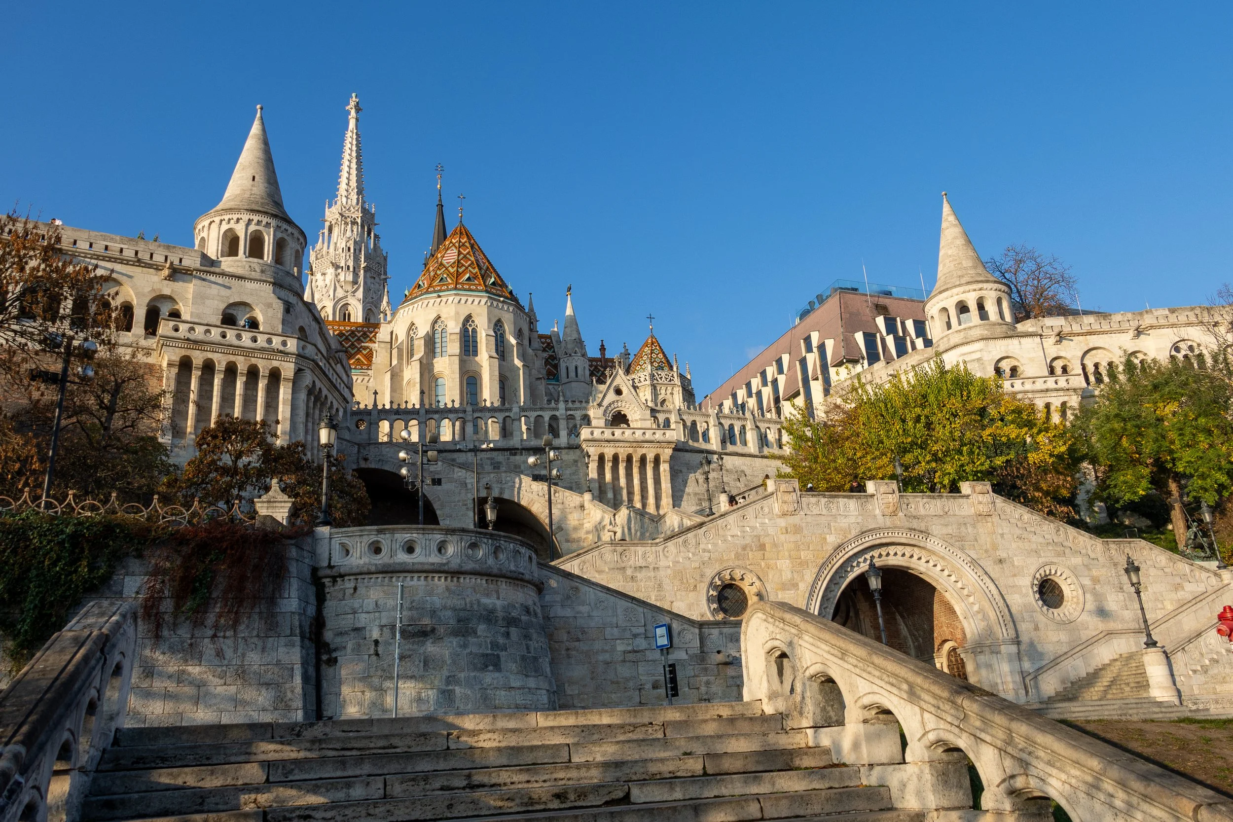 Fisherman's Bastion in Budapest, Hungary