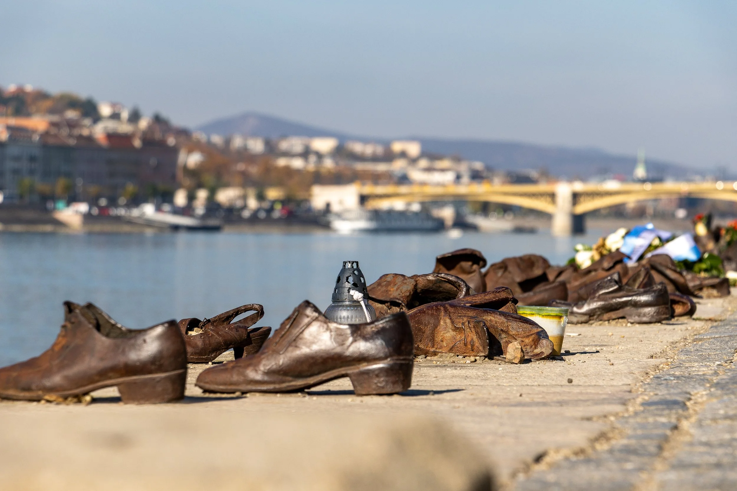 Shoes on the Danube in Budapest, Hungary