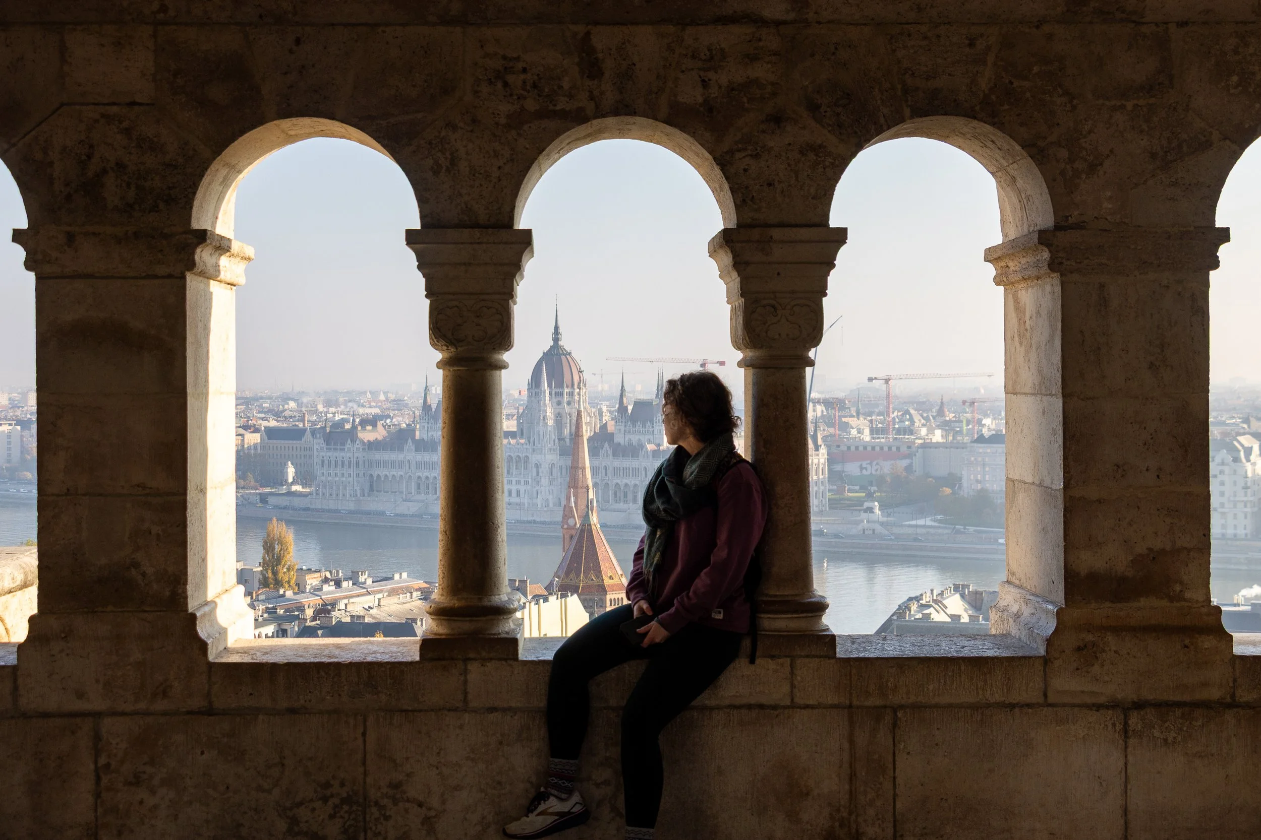 Budapest, Hungary as seen from the Fisherman's Bastion